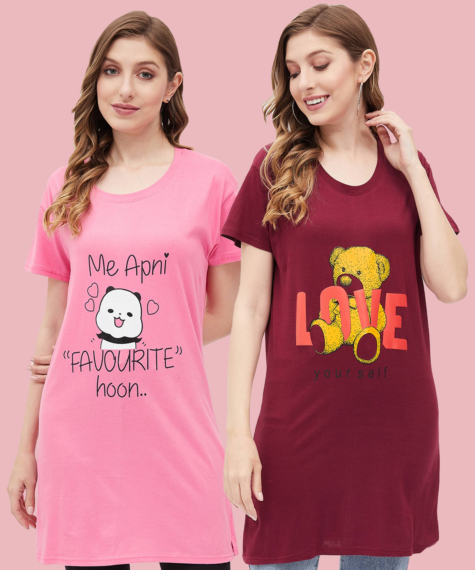 Christy World Women Cotton Printed Regular Fit Round Neck T-Shirt ( Multicolor ) Christy World Women Cotton Printed Regular Fit Round Neck T-Shirt ( Multicolor )