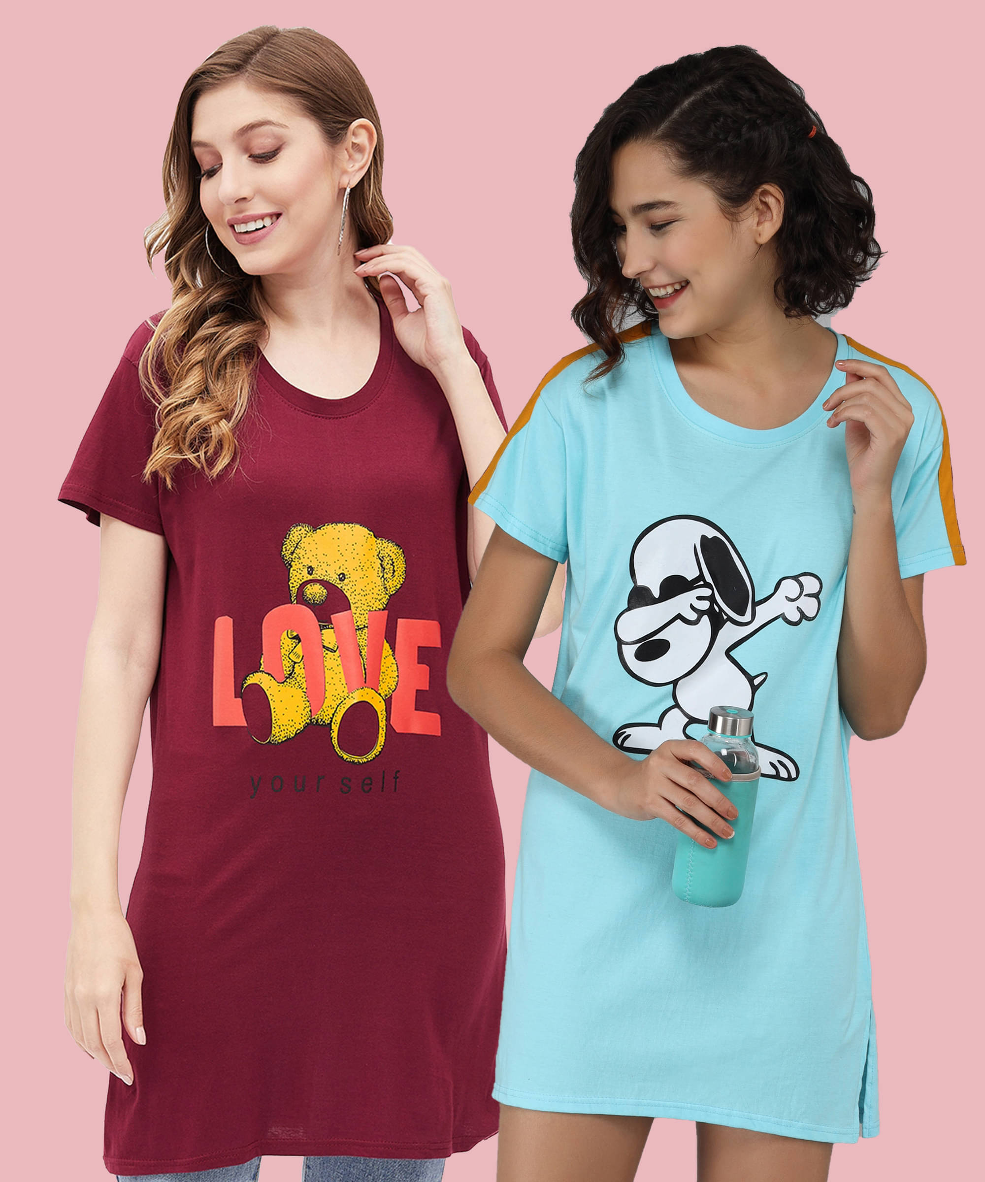 Christy World Women Cotton Printed Regular Fit Round Neck T-Shirt ( Multicolor ) Christy World Women Cotton Printed Regular Fit Round Neck T-Shirt ( Multicolor )