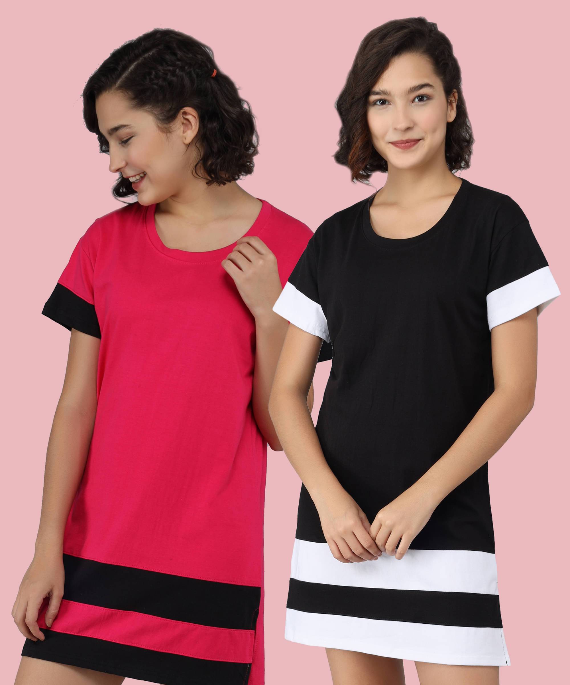 Christy World Women Cotton Printed Regular Fit Round Neck T-Shirt ( Multicolor )     			Christy World Women Cotton Printed Regular Fit Round Neck T-Shirt ( Multicolor )