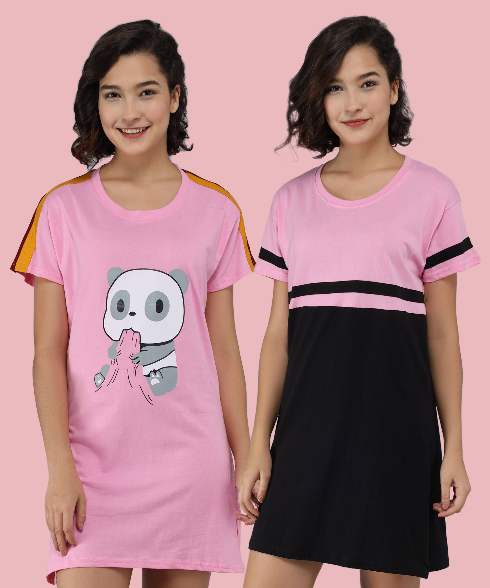     			Christy World Women Cotton Printed Regular Fit Round Neck T-Shirt ( Multicolor )