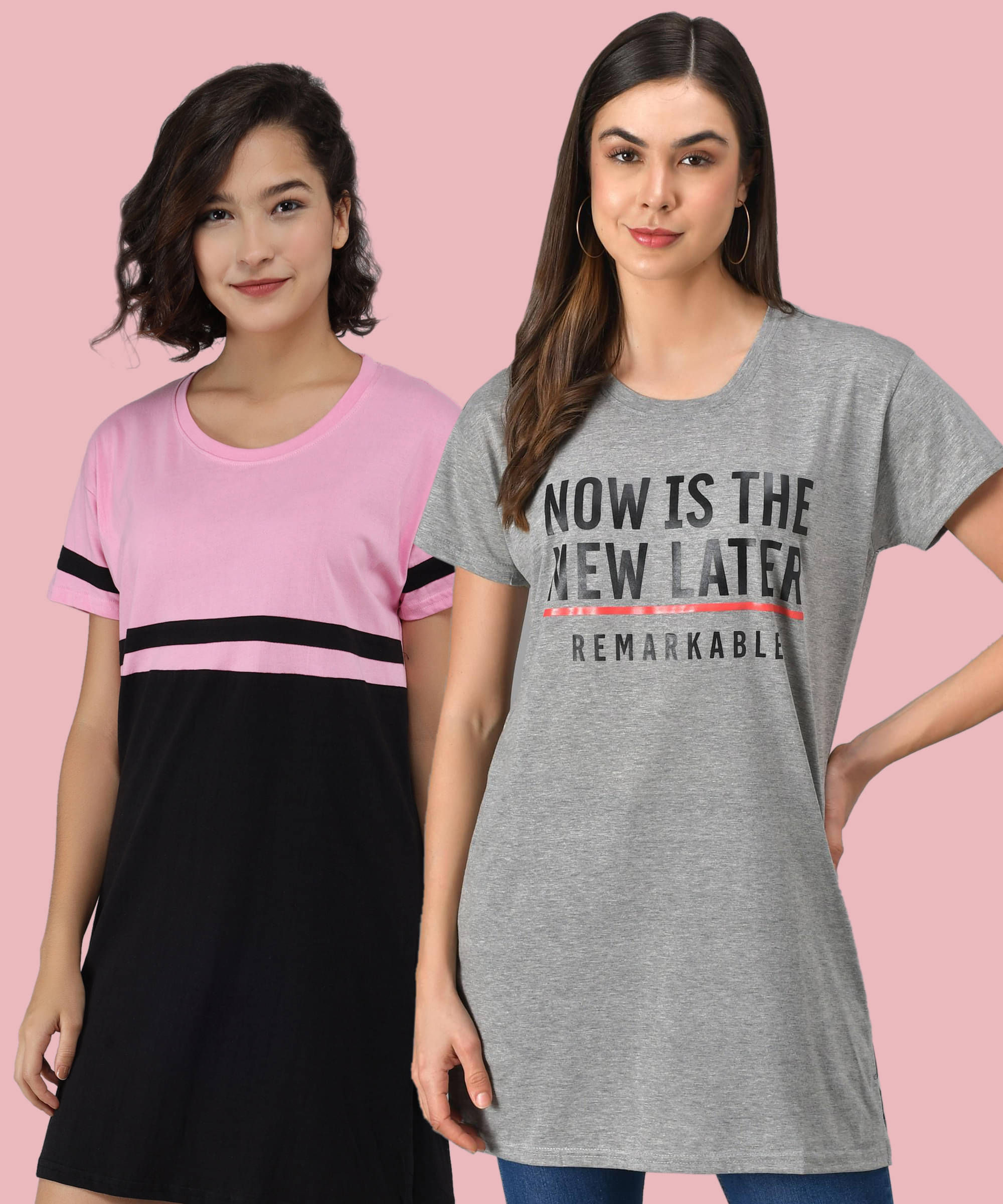 Christy World Women Cotton Printed Regular Fit Round Neck T-Shirt ( Multicolor )     			Christy World Women Cotton Printed Regular Fit Round Neck T-Shirt ( Multicolor )