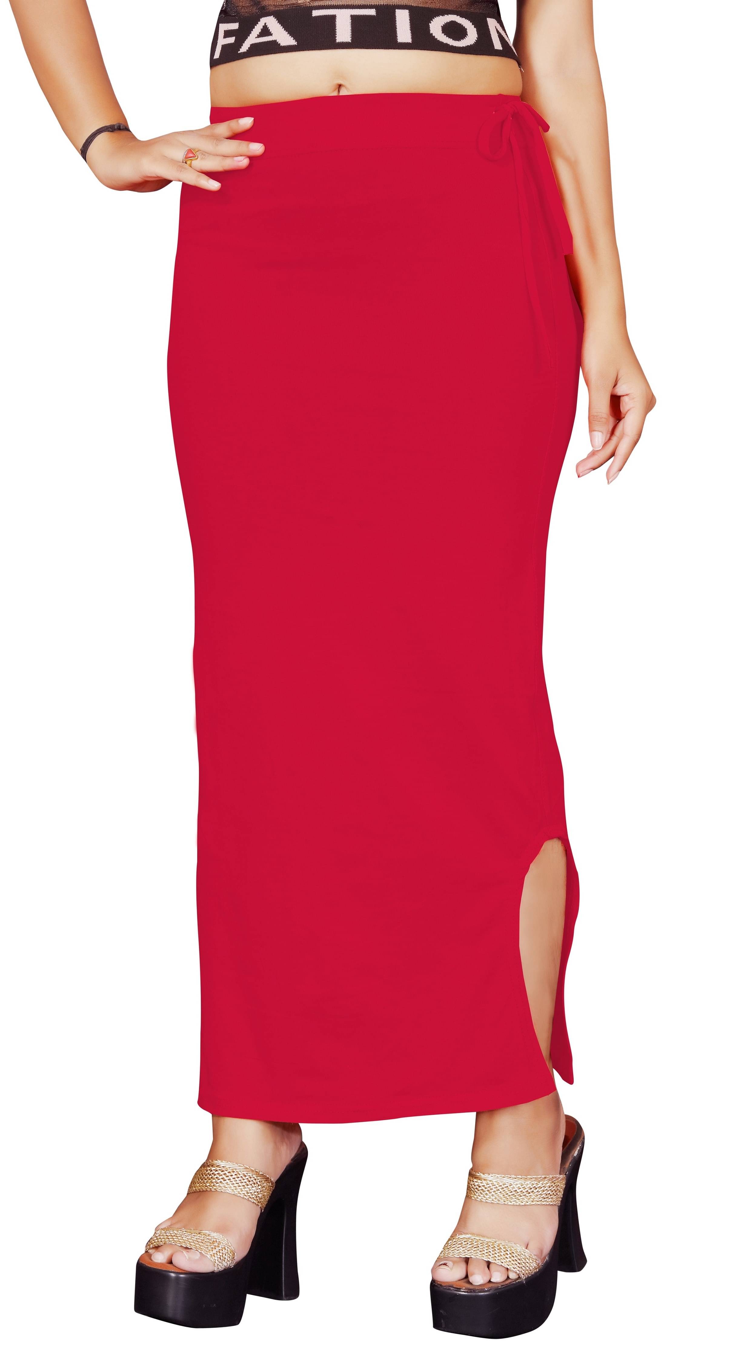 DELTIN HUB Red Lycra Petticoat - Single DELTIN HUB Red Lycra Petticoat - Single