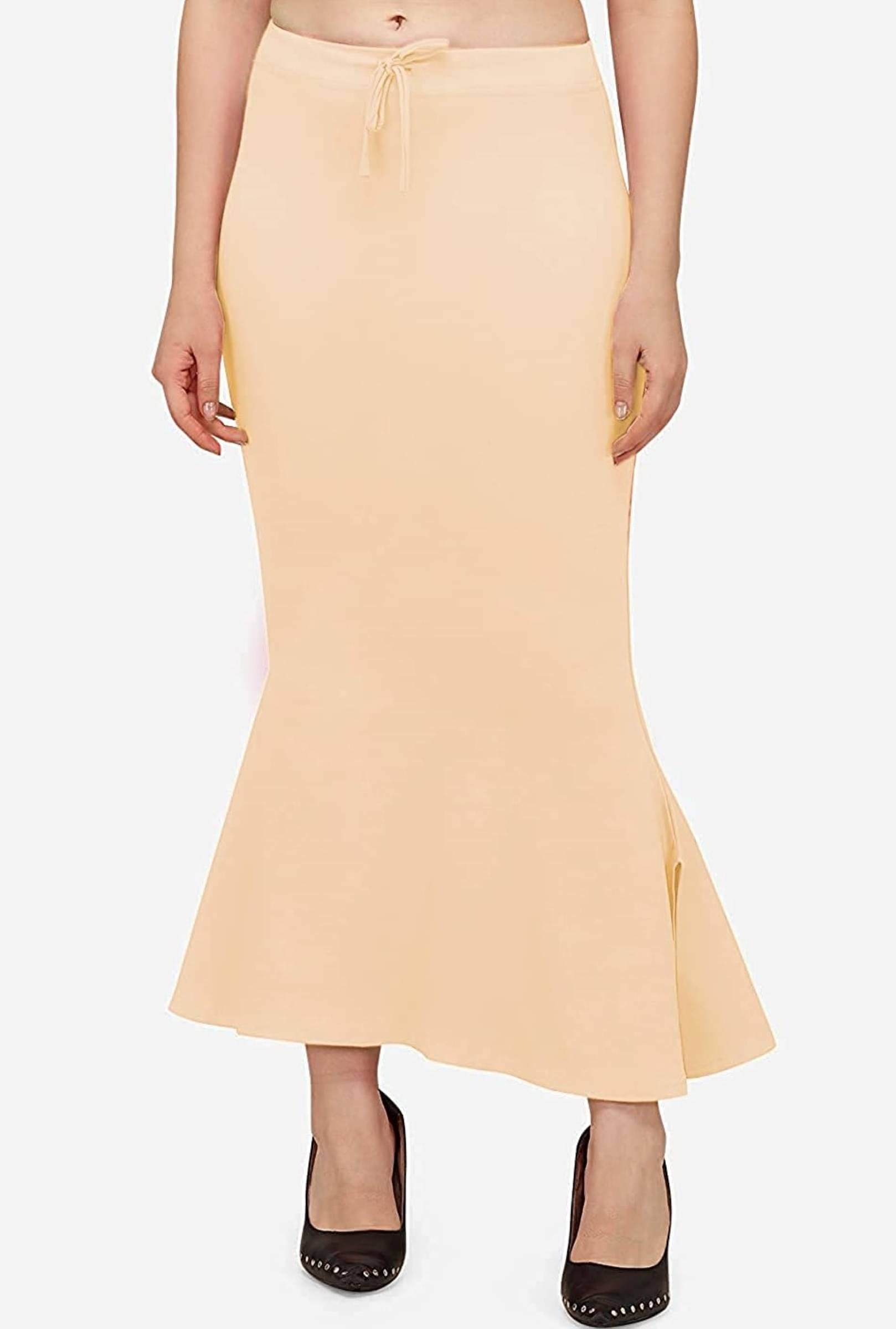 DELTIN HUB beige Lycra Petticoat - Single DELTIN HUB beige Lycra Petticoat - Single