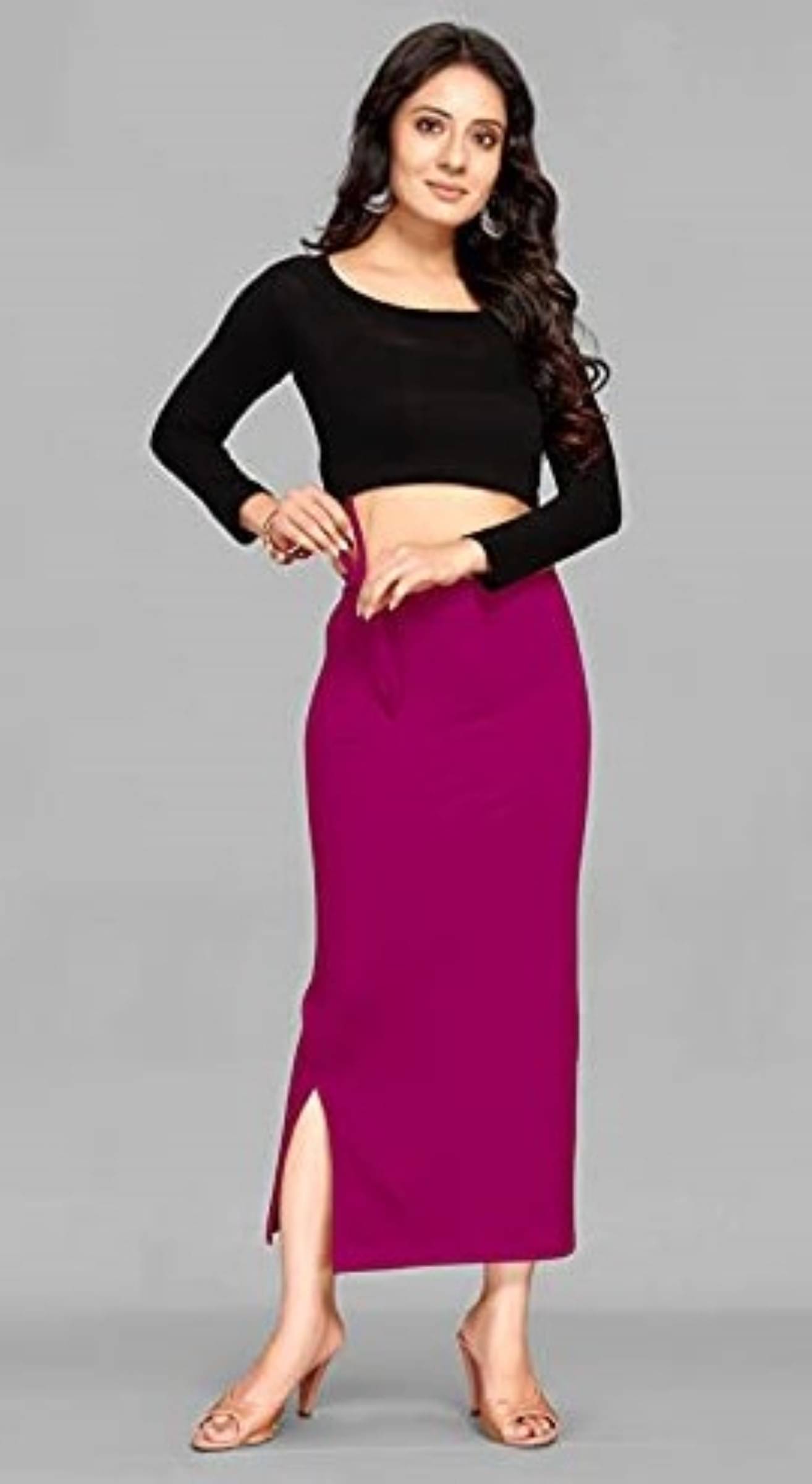 DELTIN HUB purple Lycra Petticoat - Single DELTIN HUB purple Lycra Petticoat - Single