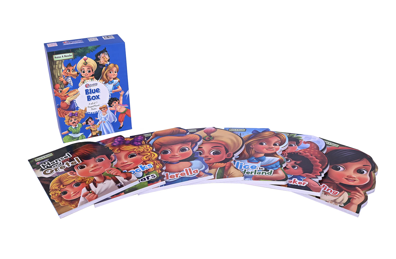     			Educhild Online Blue Box, A set of 7 Shaped Board Books