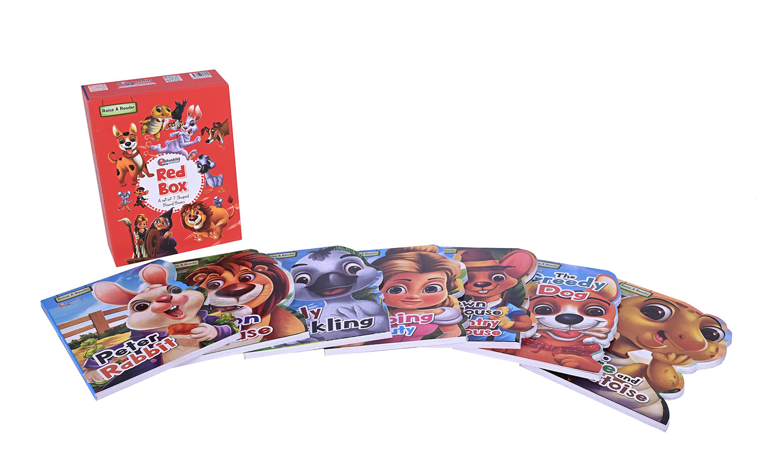     			Educhild Online Red Box,A Set Of 7 Shaped Board Books