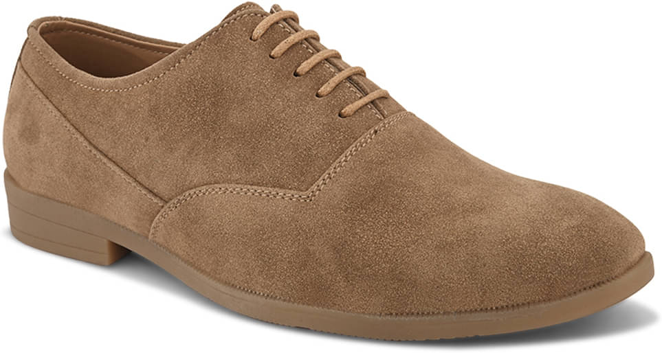     			Fentacia Beige Men's Derby Formal Shoes