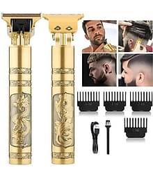 GATIMAN Trimmer Gold Cordless Beard Trimmer With 120 minutes Runtime