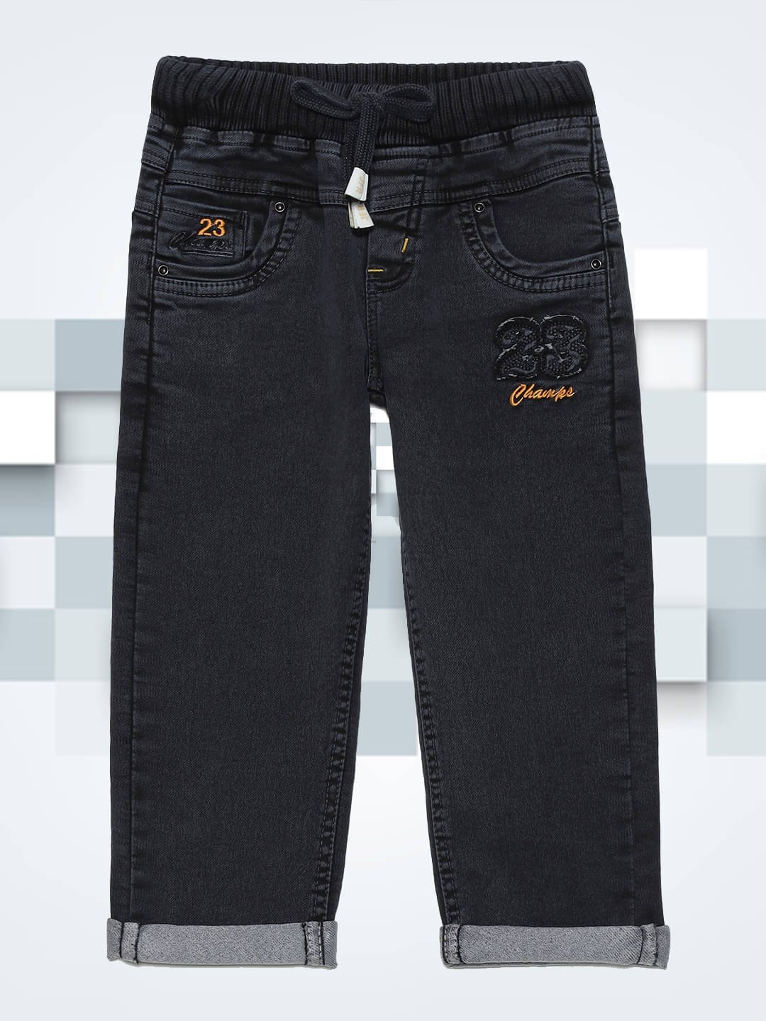     			JFR Pack of 1 Boys Cotton Blend Jeans ( Grey )