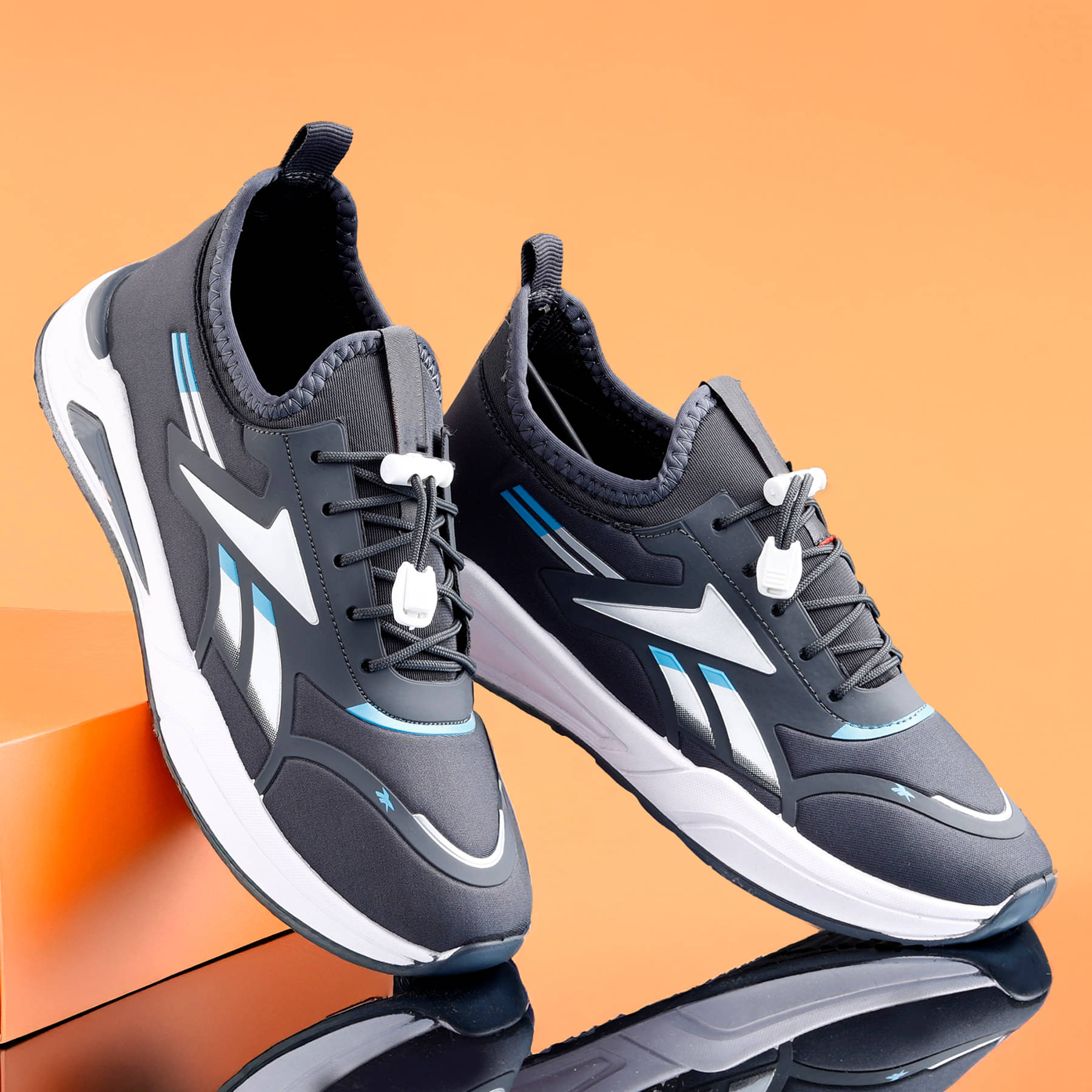     			Jynx Dark Grey Men's Lifestyle Shoes