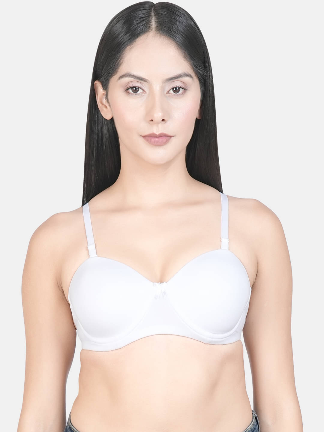 LACYLUXE Pack of 1 Cotton Lightly Padded T-Shirt Bra For Women ( White ) LACYLUXE Pack of 1 Cotton Lightly Padded T-Shirt Bra For Women ( White )