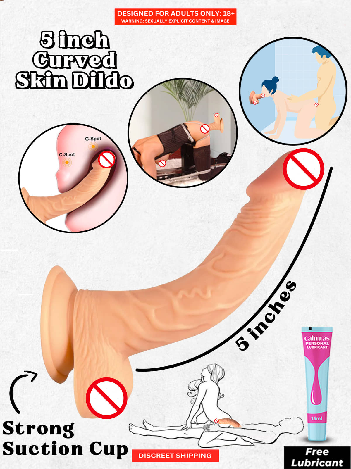 Naughty Night Toys - Silicone Small Dildo