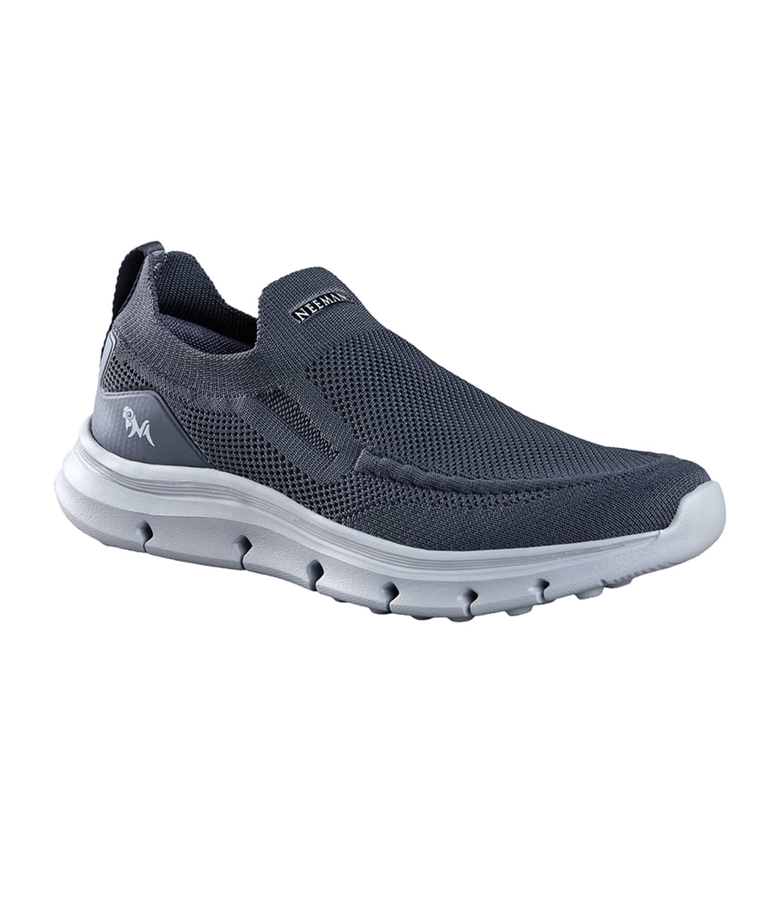     			Neemans Grey Men's Slip-on Shoes