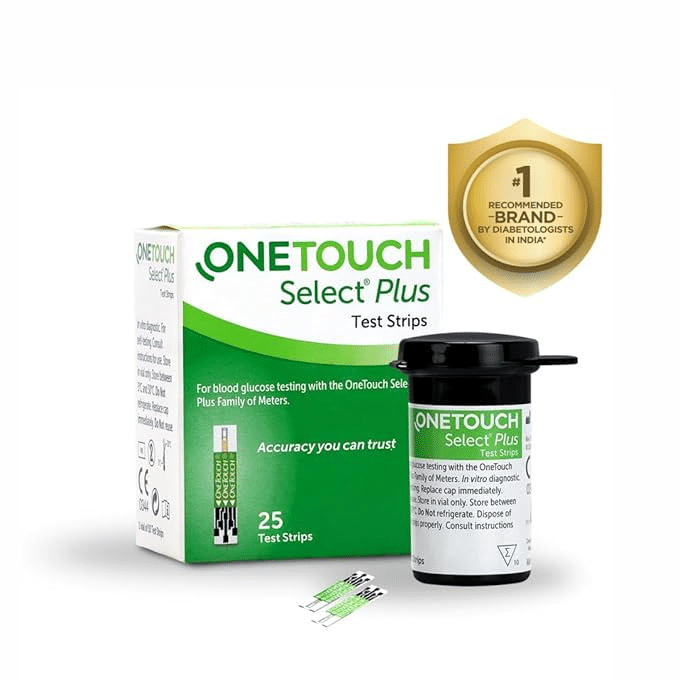 ONE TOUCH SELECT PLUS 25 25 Test Strips ONE TOUCH SELECT PLUS 25 25 Test Strips