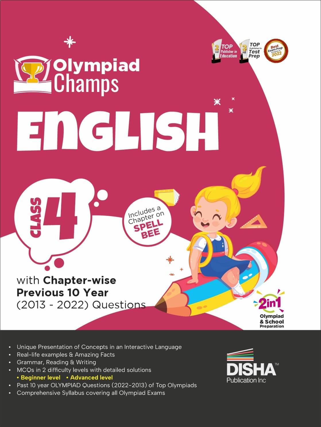 Olympiad Champs English Class 4 with Chapter-wise Previous 10 Year (2013 - 2022) Questions 5th Edition | Complete Prep Guide with Theory, PYQs, Past & Practice Exercise | Olympiad Champs English Class 4 with Chapter-wise Previous 10 Year (2013 - 2022) Questions 5th Edition | Complete Prep Guide with Theory, PYQs, Past & Practice Exercise |