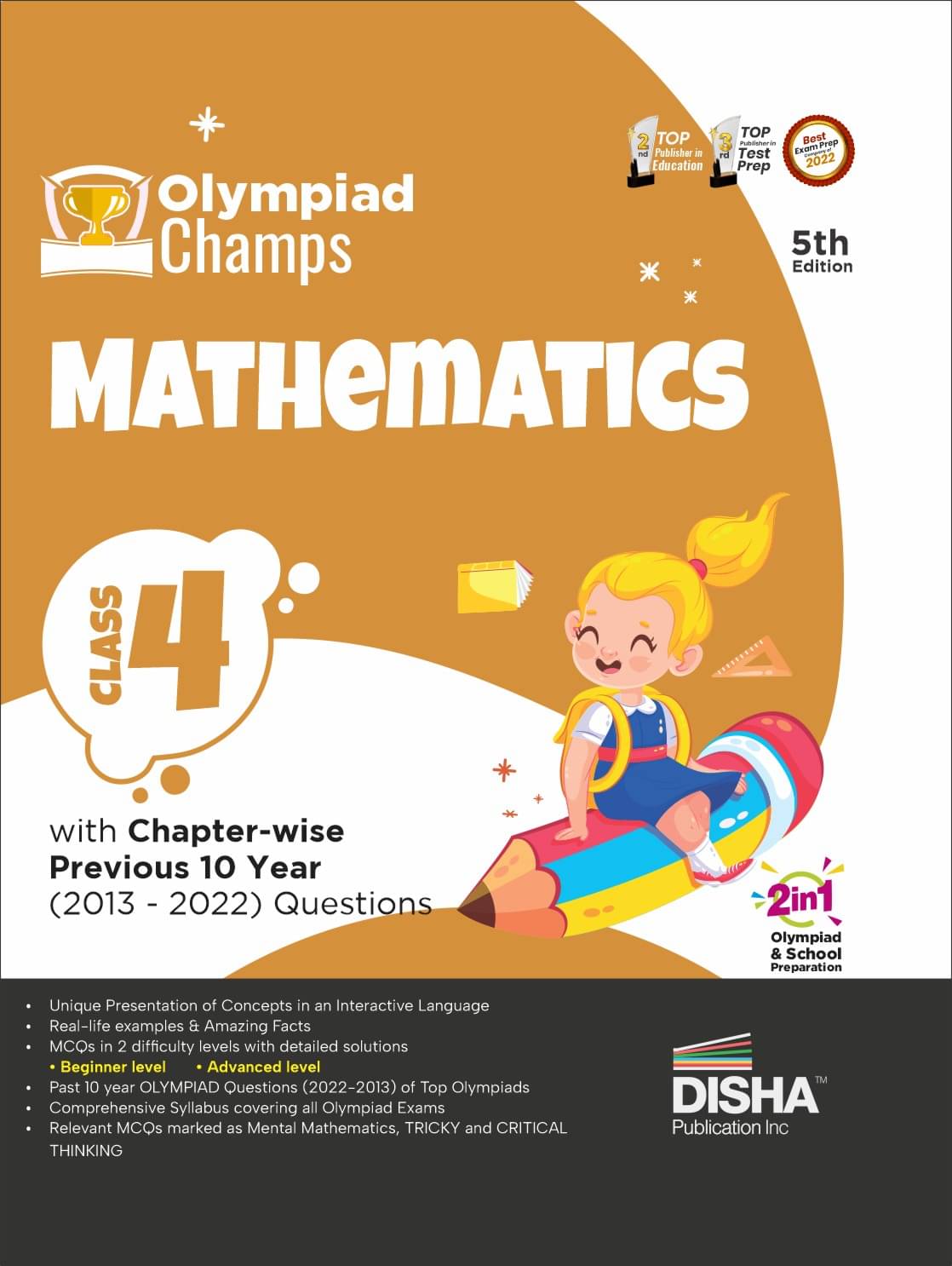 Olympiad Champs Mathematics Class 4 with Chapter-wise Previous 10 Year (2013 - 2022) Questions 5th Edition | Complete Prep Guide with Theory, PYQs, Past & Practice Exercise | Olympiad Champs Mathematics Class 4 with Chapter-wise Previous 10 Year (2013 - 2022) Questions 5th Edition | Complete Prep Guide with Theory, PYQs, Past & Practice Exercise |