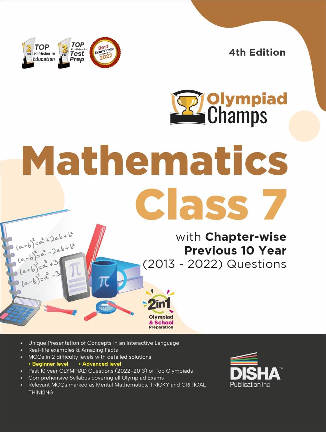 Olympiad Champs Mathematics Class 7 with Chapter-wise Previous 10 Year (2013 - 2022) Questions 4th Edition | Complete Prep Guide with Theory, PYQs, Past & Practice Exercise | Olympiad Champs Mathematics Class 7 with Chapter-wise Previous 10 Year (2013 - 2022) Questions 4th Edition | Complete Prep Guide with Theory, PYQs, Past & Practice Exercise |
