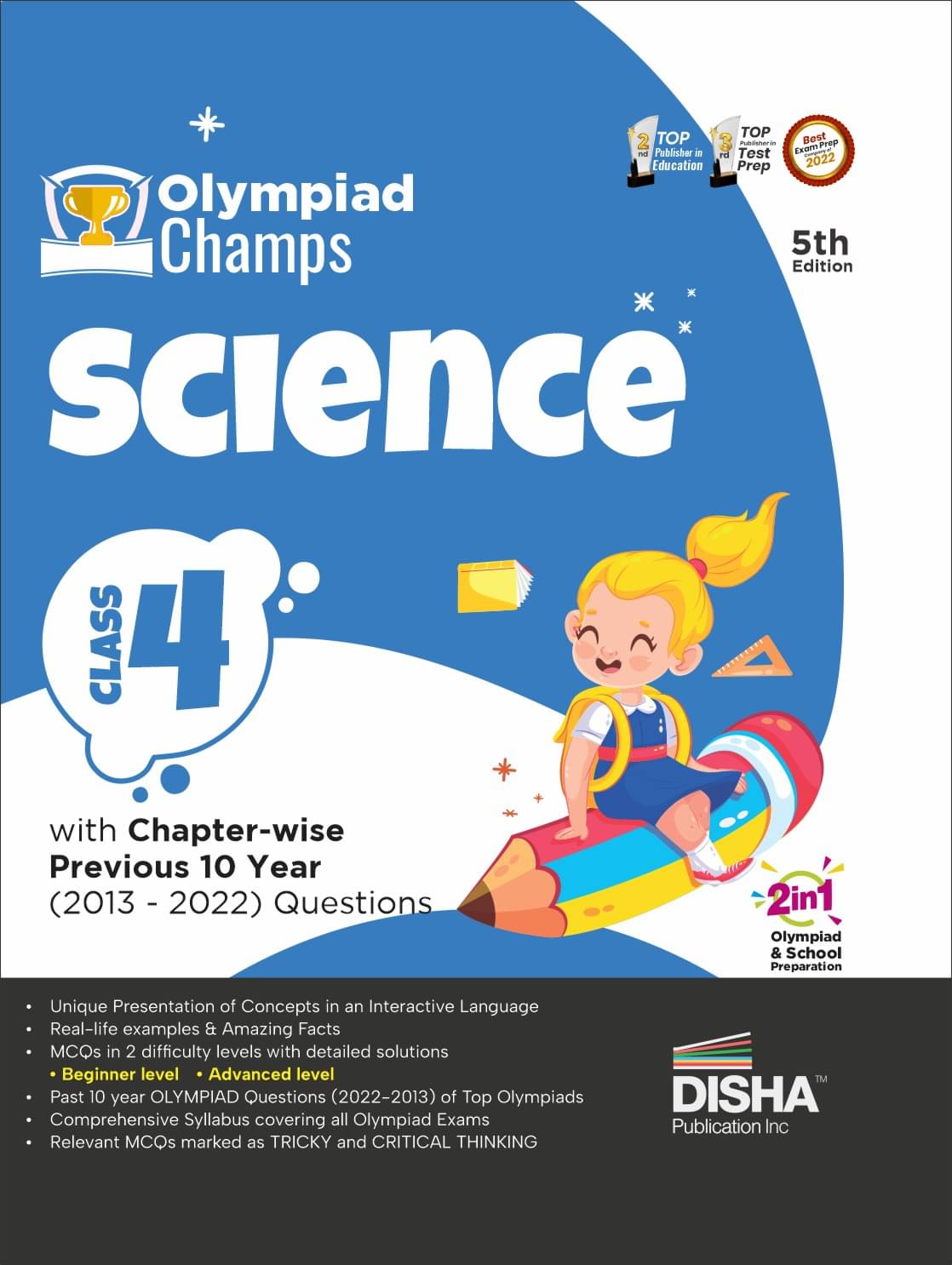 Olympiad Champs Science Class 4 with Chapter-wise Previous 10 Year (2013 - 2022) Questions 5th Edition | Complete Prep Guide with Theory, PYQs, Past & Practice Exercise | Olympiad Champs Science Class 4 with Chapter-wise Previous 10 Year (2013 - 2022) Questions 5th Edition | Complete Prep Guide with Theory, PYQs, Past & Practice Exercise |