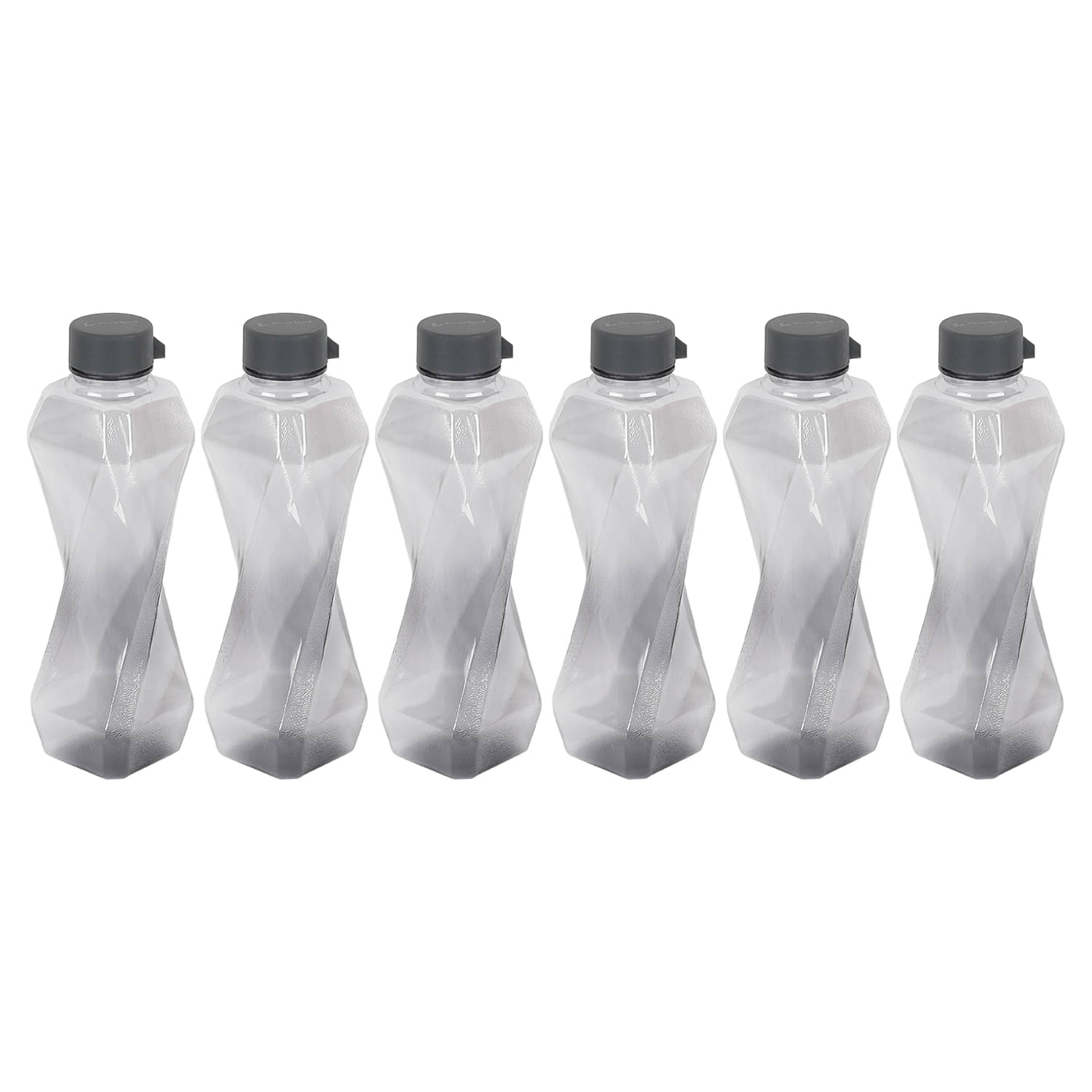     			PearlPet Twist-1000ml Grey PET Fridge Water Bottle 1000 mL ( 6 )