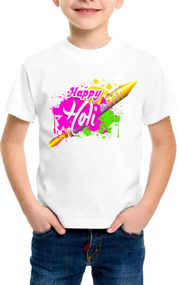 PrintMall Pack of 2 Boys Cotton Blend T-Shirt ( White )