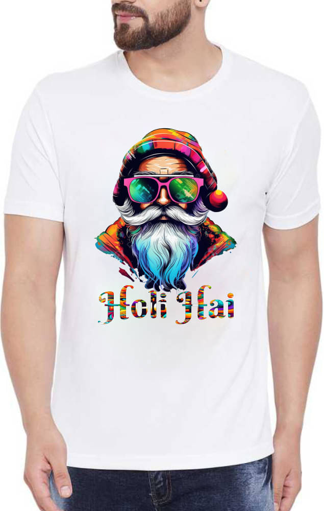 PrintMall Polyester Regular Fit Printed Half Sleeves Men's Round T-Shirt - White ( Pack of 1 ) PrintMall Polyester Regular Fit Printed Half Sleeves Men's Round T-Shirt - White ( Pack of 1 )