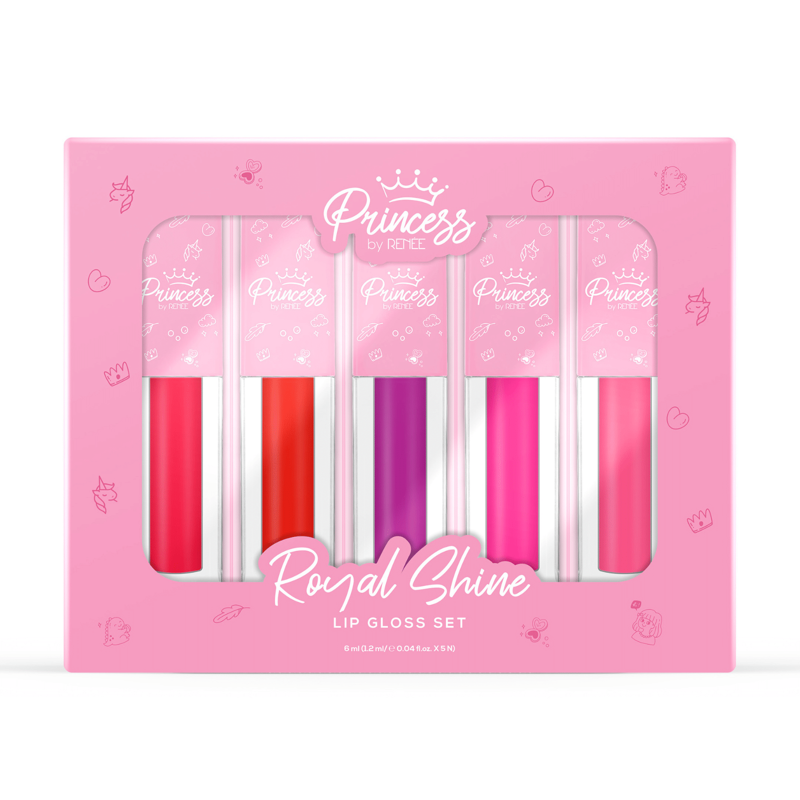     			Renee Multi Glossy Lip Gloss 1.2Ml X 5