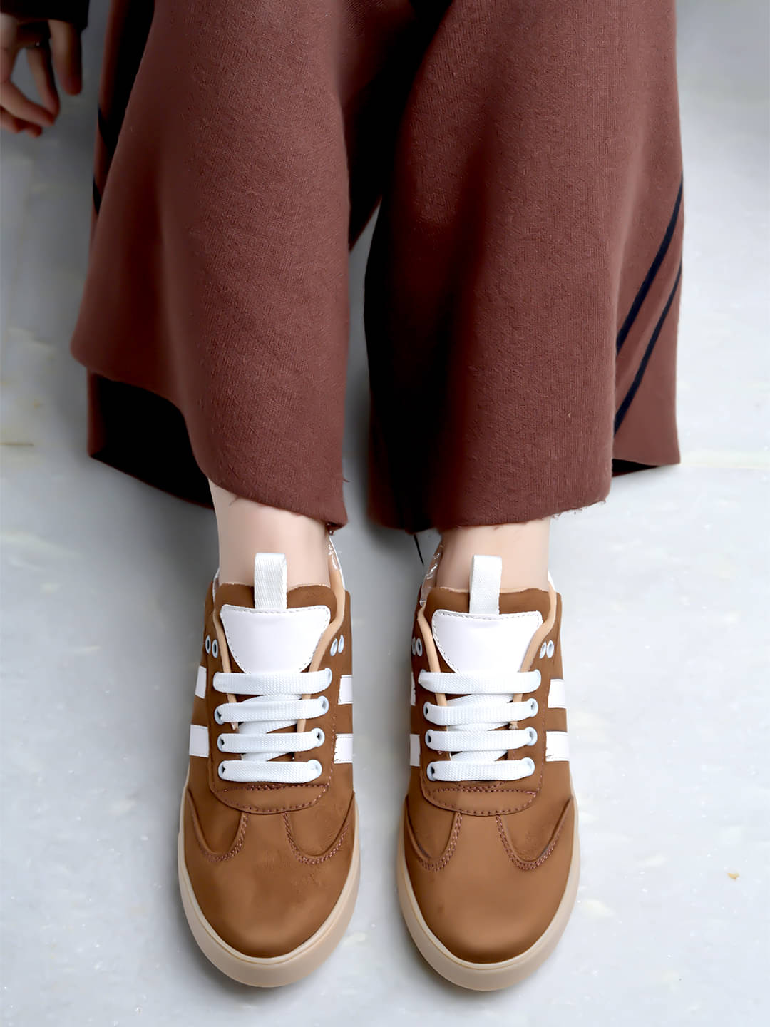 Shoetopia Tan Women's Sneakers Shoetopia Tan Women's Sneakers