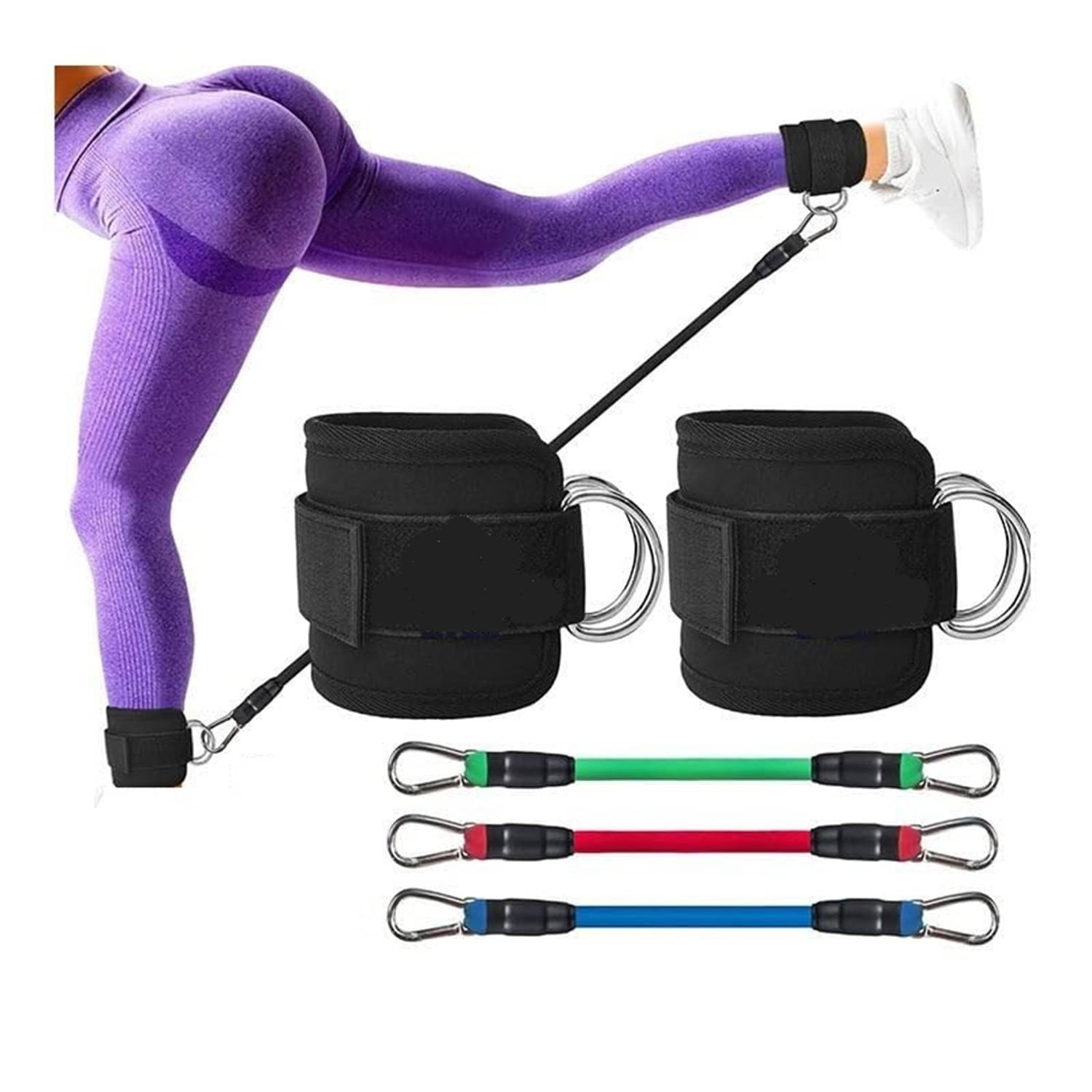     			Shopeleven Ankle Bands for Working Out,Booty Workout Equipment
