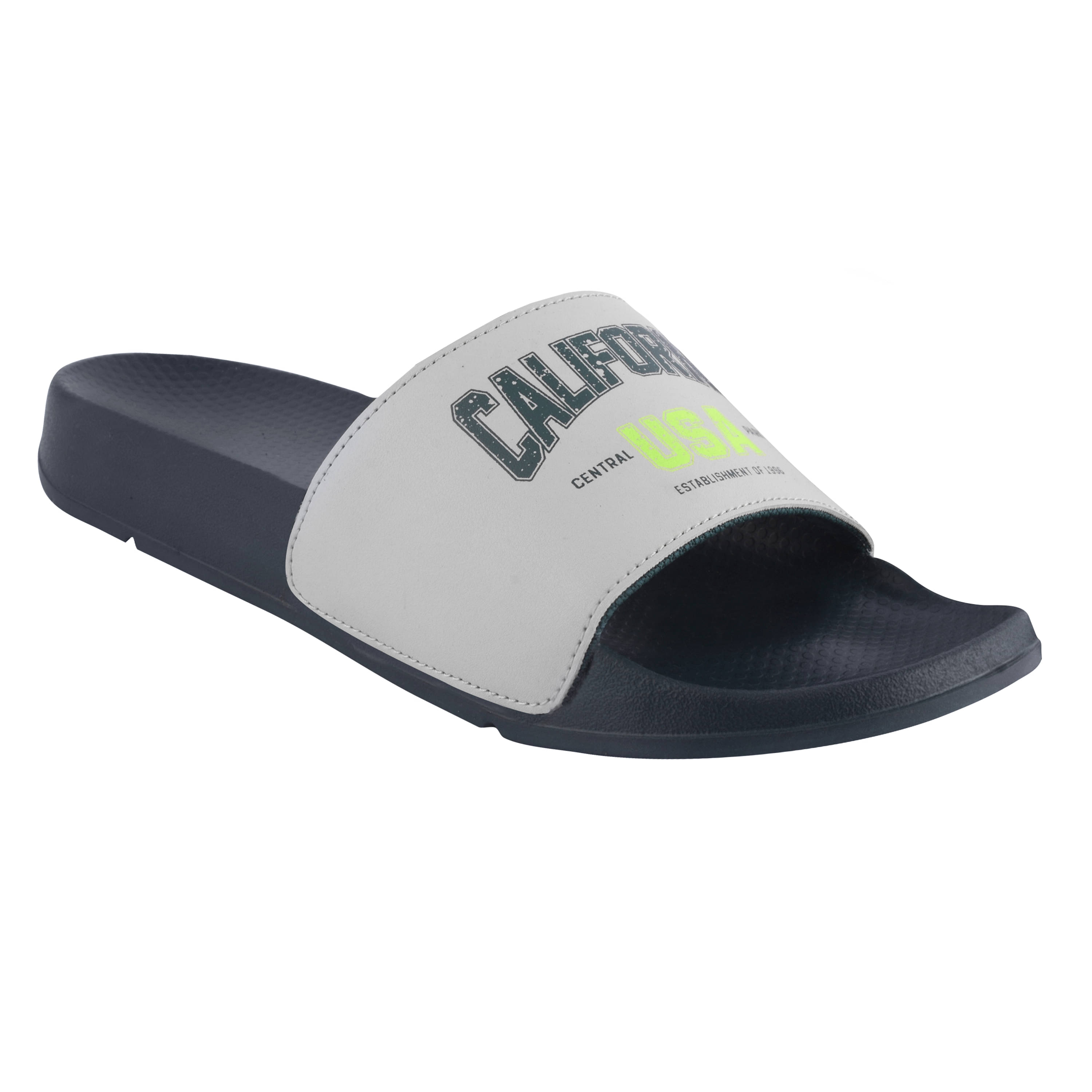     			Trulite Grey Men's Slide Flip Flop