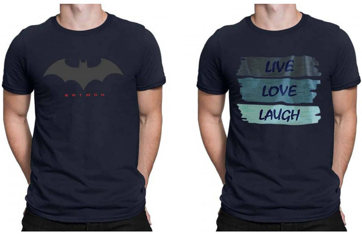 code yellow Polyester Regular Fit Printed Half Sleeves Men's Round T-Shirt - Blue ( Pack of 2 ) code yellow Polyester Regular Fit Printed Half Sleeves Men's Round T-Shirt - Blue ( Pack of 2 )
