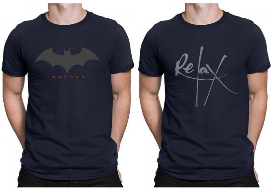 code yellow Polyester Regular Fit Printed Half Sleeves Men's Round T-Shirt - Navy ( Pack of 2 ) code yellow Polyester Regular Fit Printed Half Sleeves Men's Round T-Shirt - Navy ( Pack of 2 )