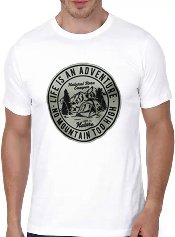 code yellow Polyester Regular Fit Printed Half Sleeves Men's Round T-Shirt - White ( Pack of 1 ) code yellow Polyester Regular Fit Printed Half Sleeves Men's Round T-Shirt - White ( Pack of 1 )