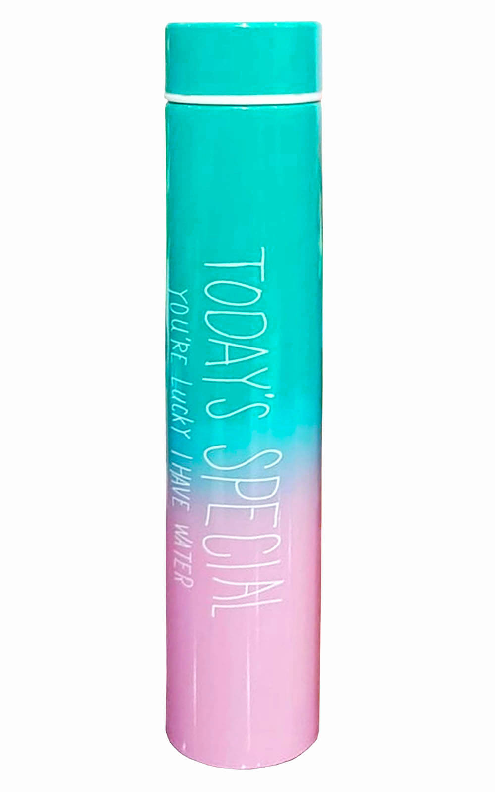     			viDixn Slim Rainbow Design Hot & Cold Bottle Water Bottle (323 ML) for School, Office, Home, Gym (800 ML) Water Bottle for Men Leakproof, Rust Free Steel Bottle (Pack of 1) Green
