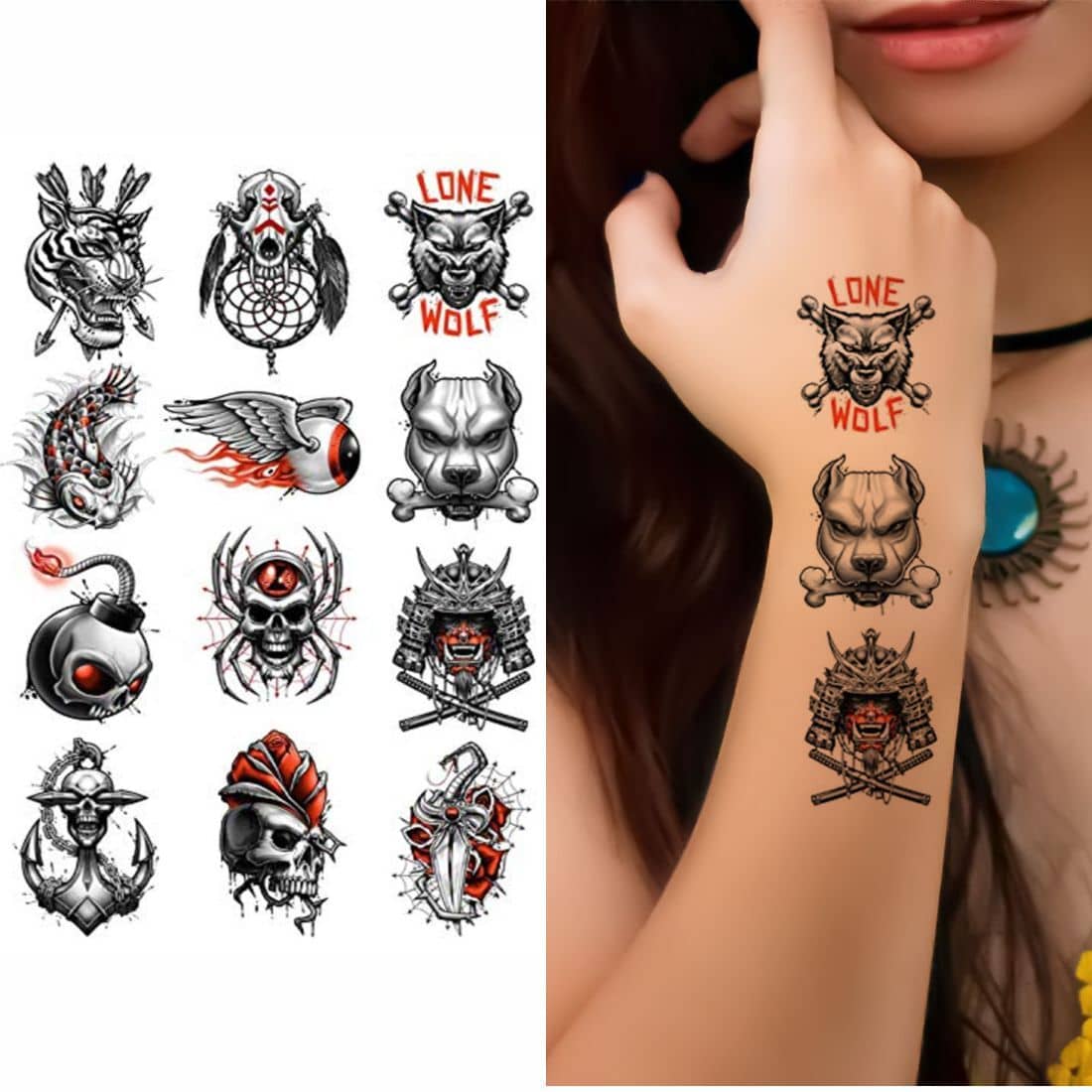 voorkoms Temporary Body Tattoo