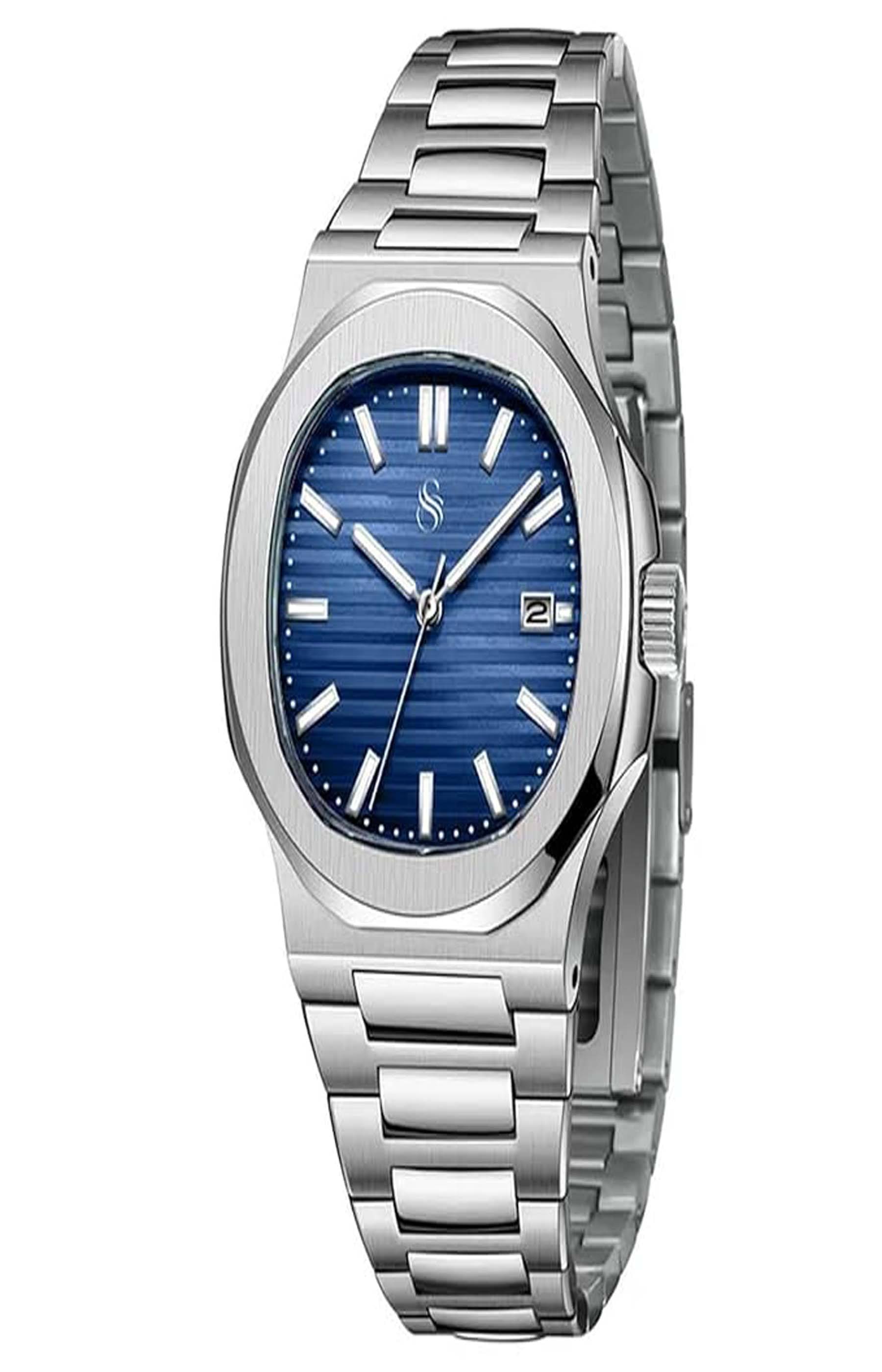    			windexa Silver Metal Analog Men's Watch