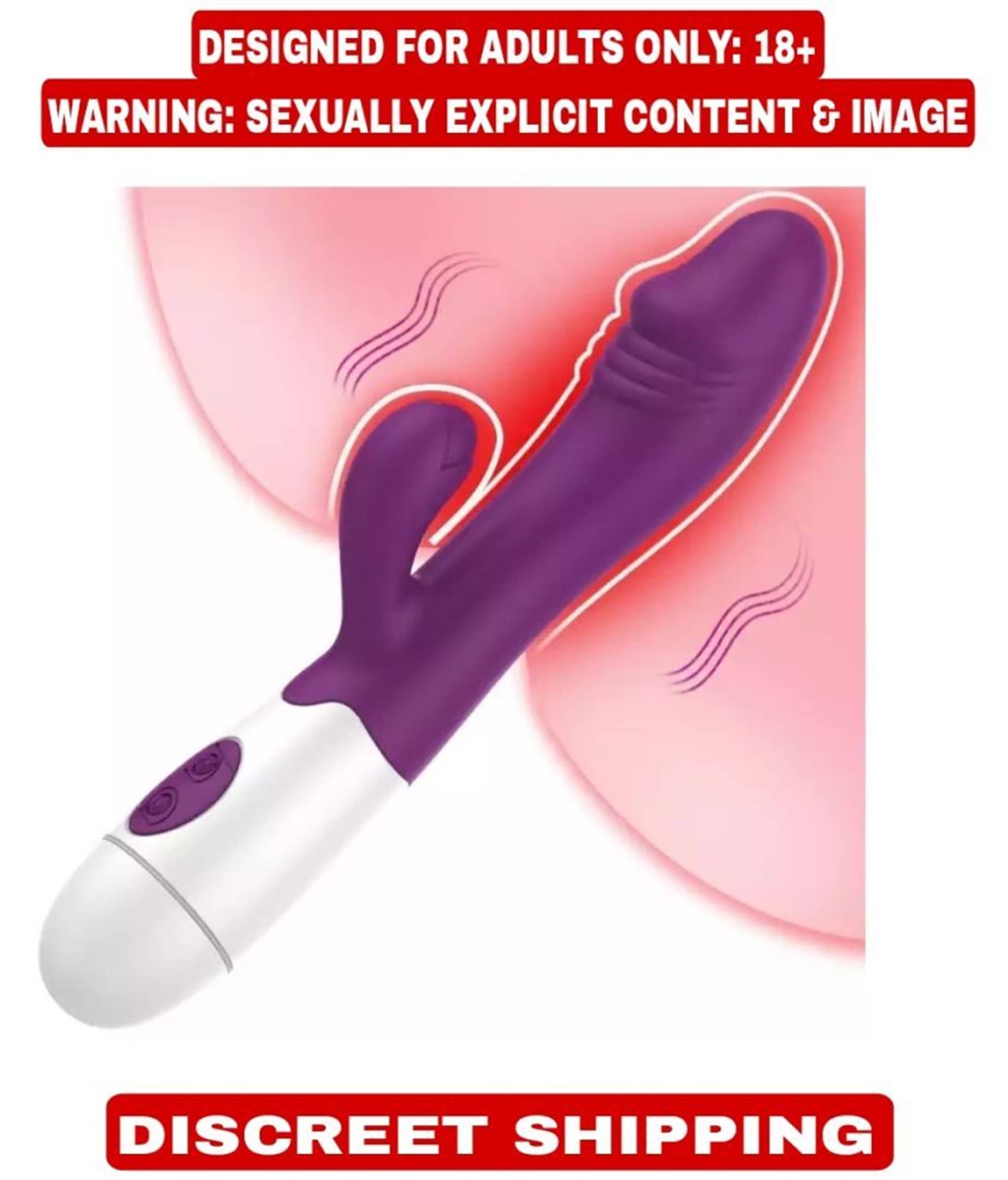 10 SPEED G SPOT RABBIT VIBRATING DILDO VIBRATOR BY KNIGHTRIDERS