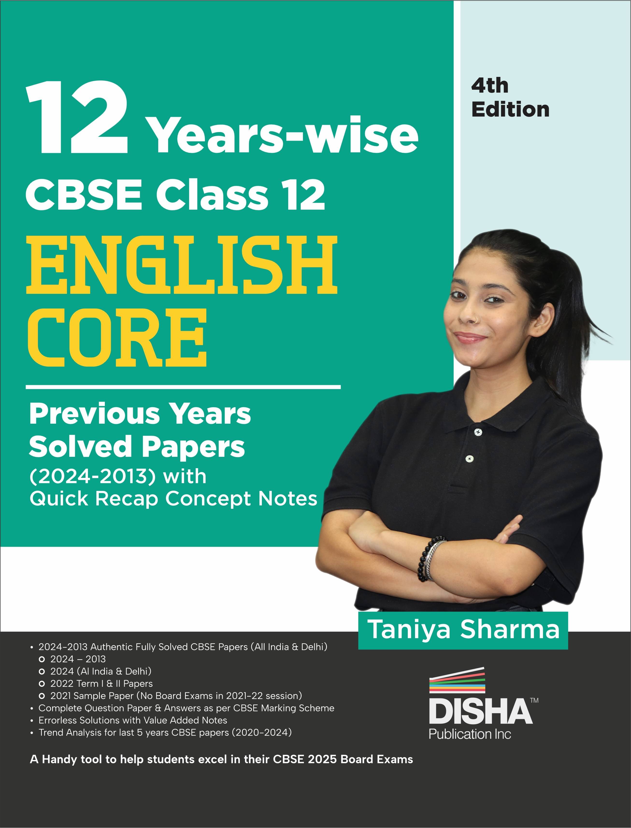 12 Years CBSE Class 12 English Core Previous Year-wise Solved Papers (2013 - 2023) with Quick Recap Concept Notes 3rd Edition | Previous Year Question 12 Years CBSE Class 12 English Core Previous Year-wise Solved Papers (2013 - 2023) with Quick Recap Concept Notes 3rd Edition | Previous Year Question