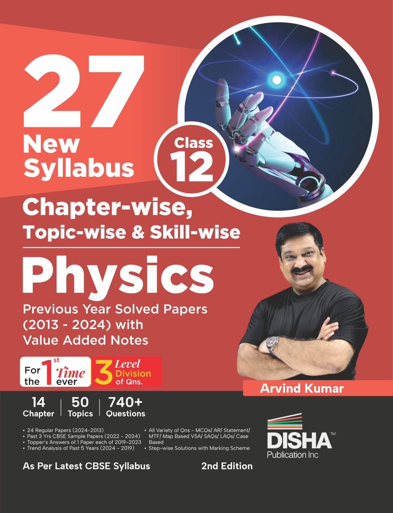 27 New Syllabus Chapter-wise, Topic-wise & Skill-wise CBSE Class 12 Physics Previous Year Solved Papers (2013 - 2024) with Value Added Notes 2nd Editi 27 New Syllabus Chapter-wise, Topic-wise & Skill-wise CBSE Class 12 Physics Previous Year Solved Papers (2013 - 2024) with Value Added Notes 2nd Editi