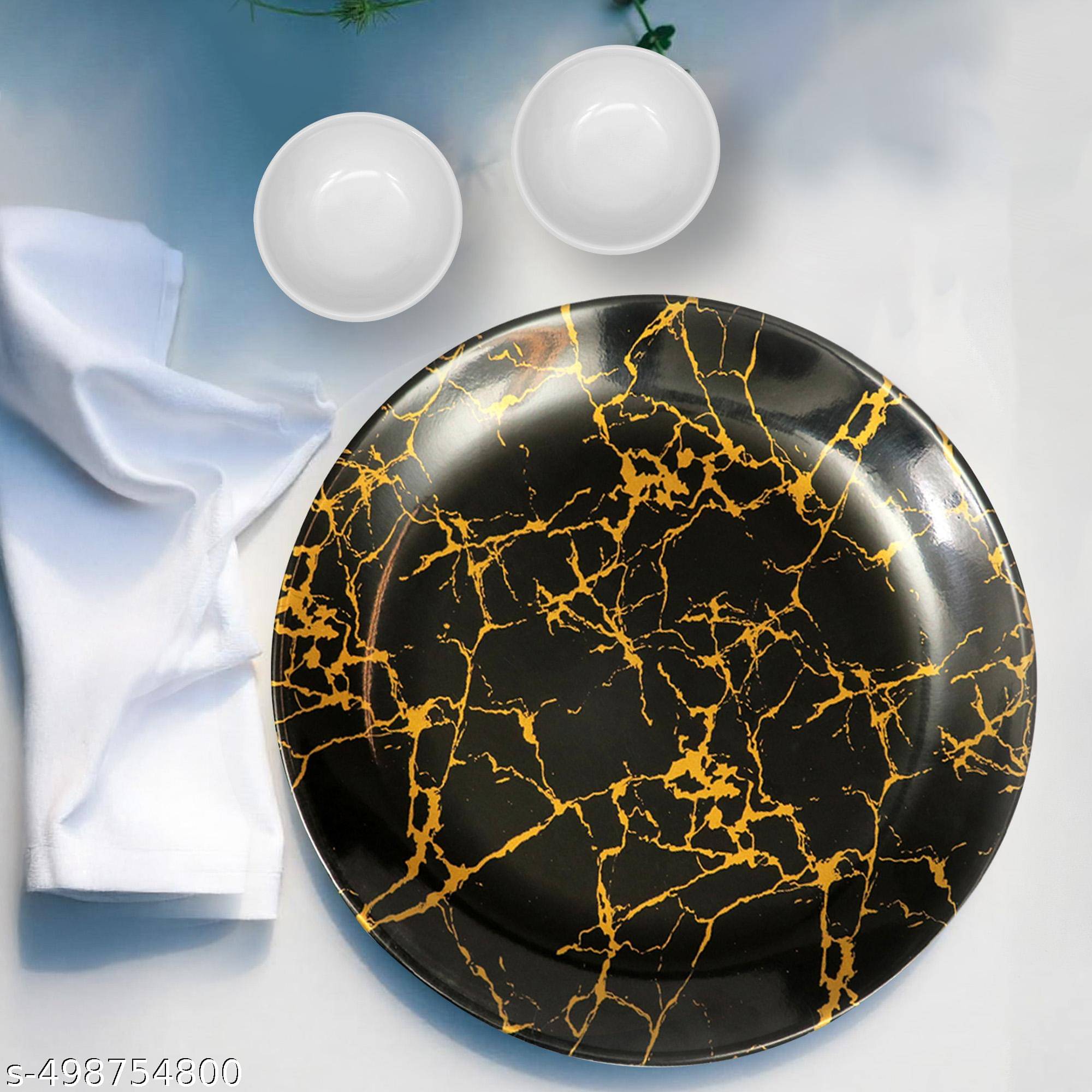 ARIYA 3 Pcs Melamine Multi Color Full Plate ARIYA 3 Pcs Melamine Multi Color Full Plate