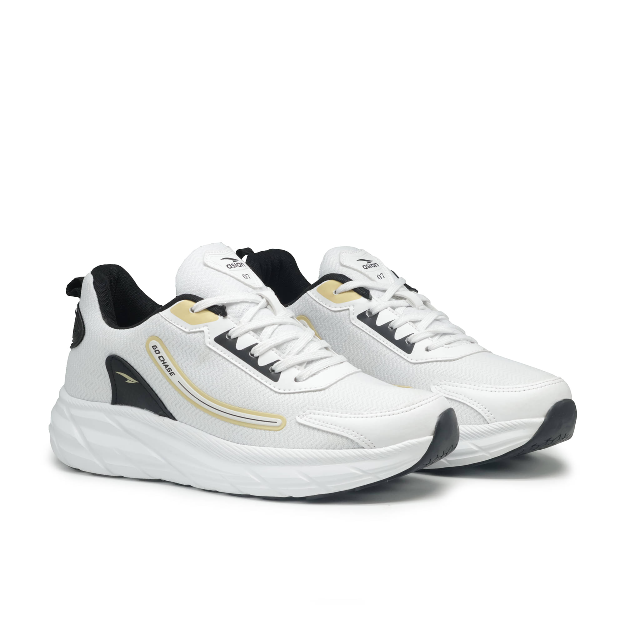     			ASIAN BOSS-14 White Men's Sports Running Shoes