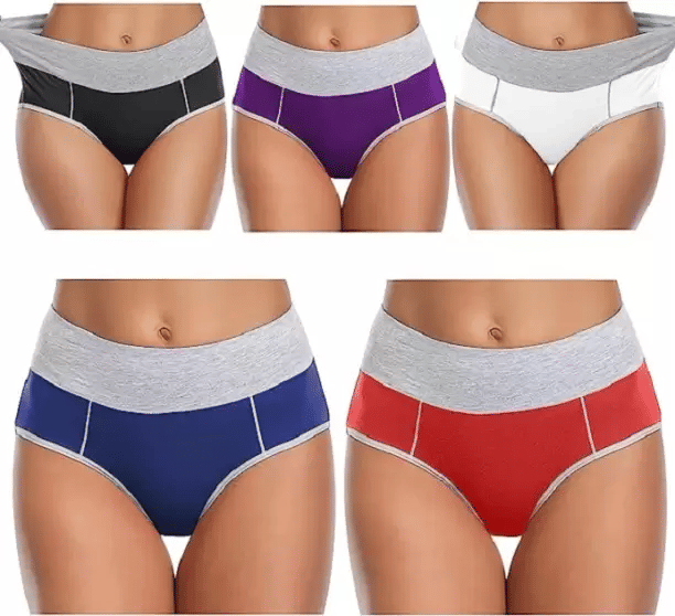 Bebron Pack of 5 Cotton Lycra Hipster For Women ( Multi Color ) Bebron Pack of 5 Cotton Lycra Hipster For Women ( Multi Color )