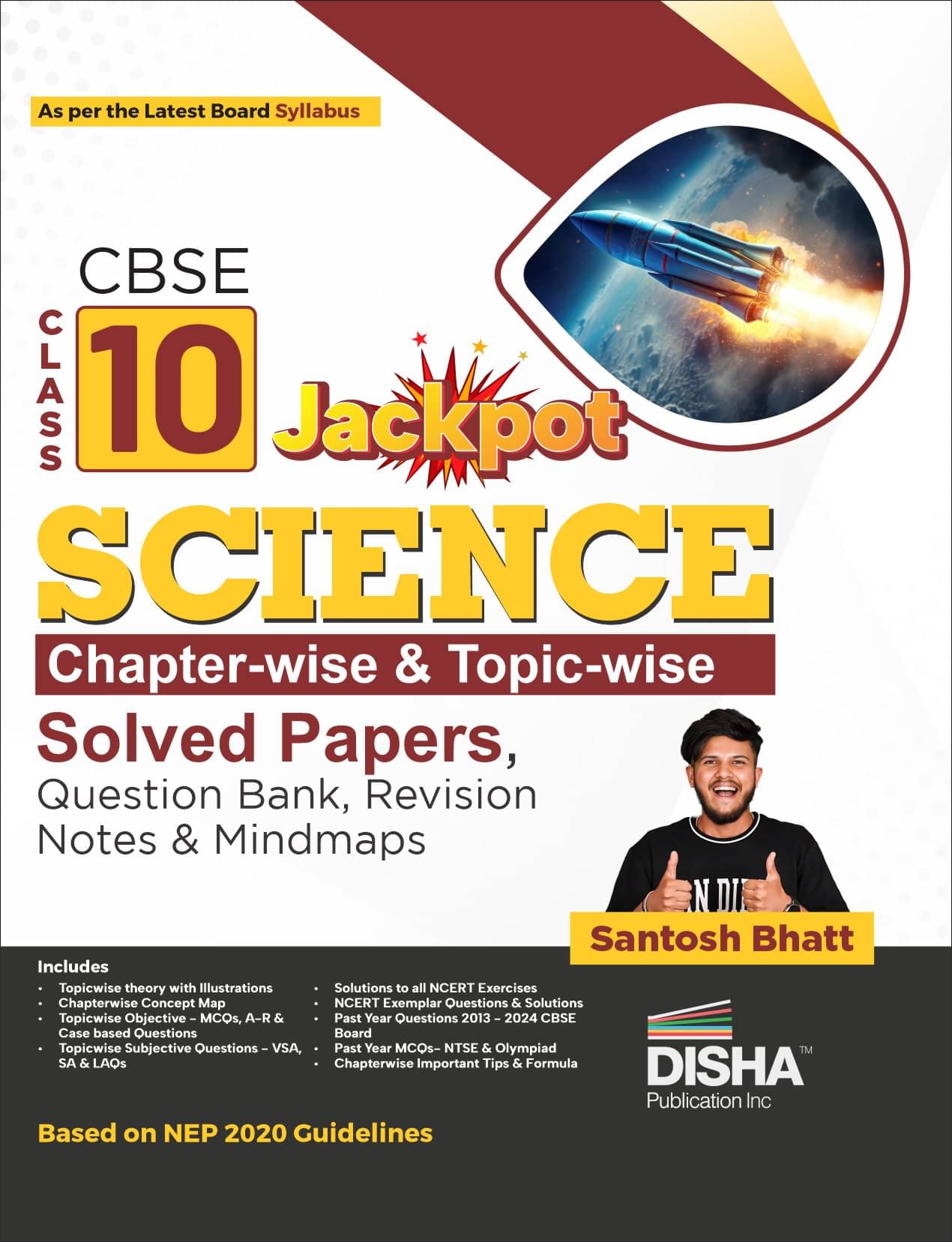 CBSE Class 10 Jackpot Science Chapter-wise & Topic-wise Solved Papers, Questions Bank, Revision Notes & Mindmaps | NEP 2020 New Syllabus Guidelines CBSE Class 10 Jackpot Science Chapter-wise & Topic-wise Solved Papers, Questions Bank, Revision Notes & Mindmaps | NEP 2020 New Syllabus Guidelines