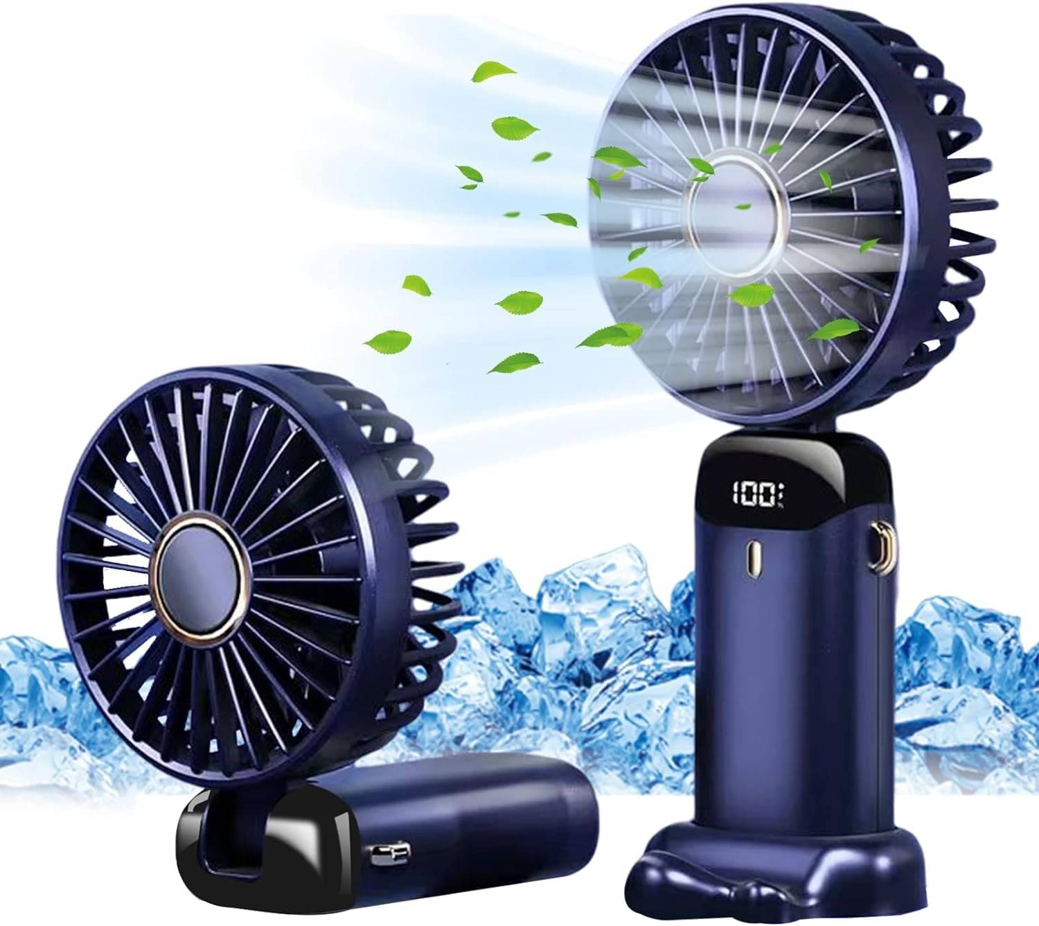 CHARKEE USB Fan Assorted Pack of Pack of 1 Rechargeable Mini Portable Digital Hand Fan CHARKEE USB Fan Assorted Pack of Pack of 1 Rechargeable Mini Portable Digital Hand Fan