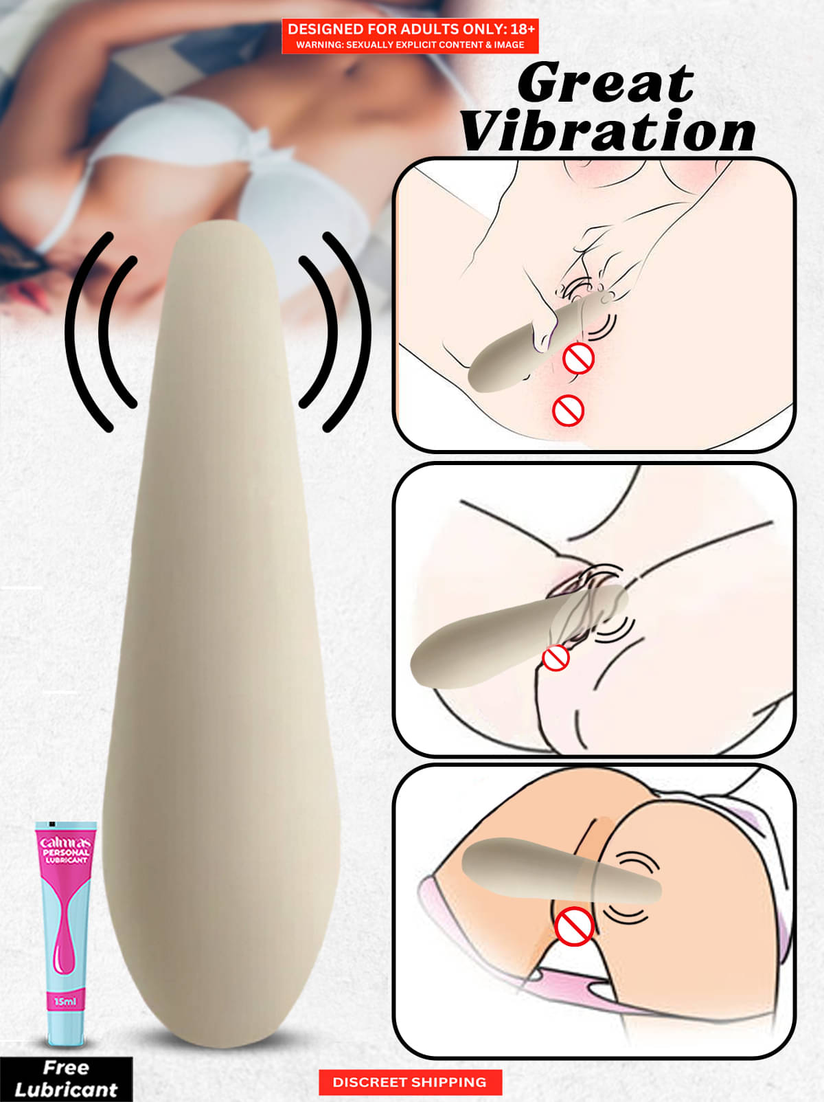 Calm Pleasure Wand-Pearl White Finish With Soft Silicon High Quality Material Safes your Skin fulfil your Solo Desire. Calm Pleasure Wand-Pearl White Finish With Soft Silicon High Quality Material Safes your Skin fulfil your Solo Desire.