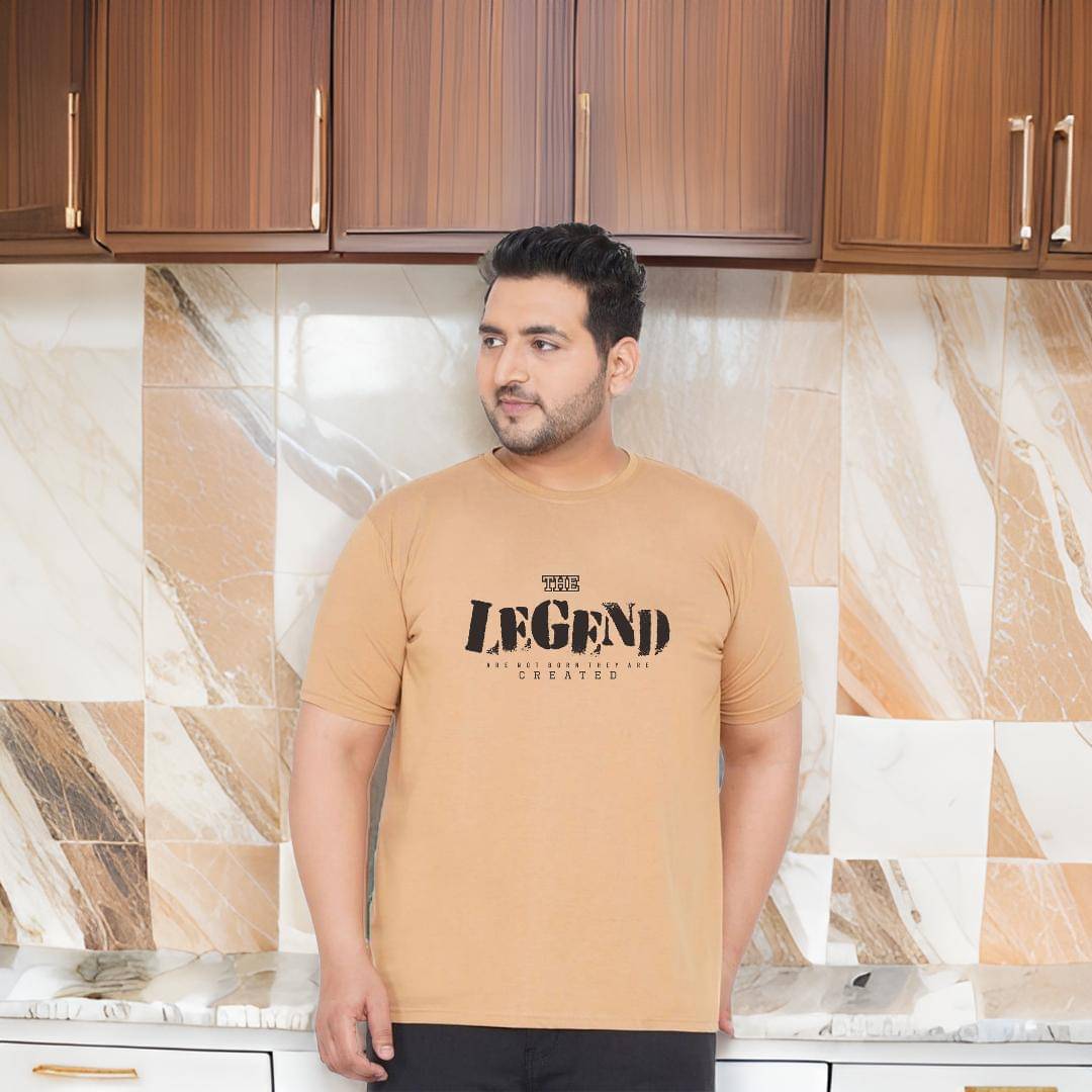 DAAWEAR OUTFITS Cotton Regular Fit Printed Half Sleeves Men's Round T-Shirt - Cream ( Pack of 1 ) DAAWEAR OUTFITS Cotton Regular Fit Printed Half Sleeves Men's Round T-Shirt - Cream ( Pack of 1 )