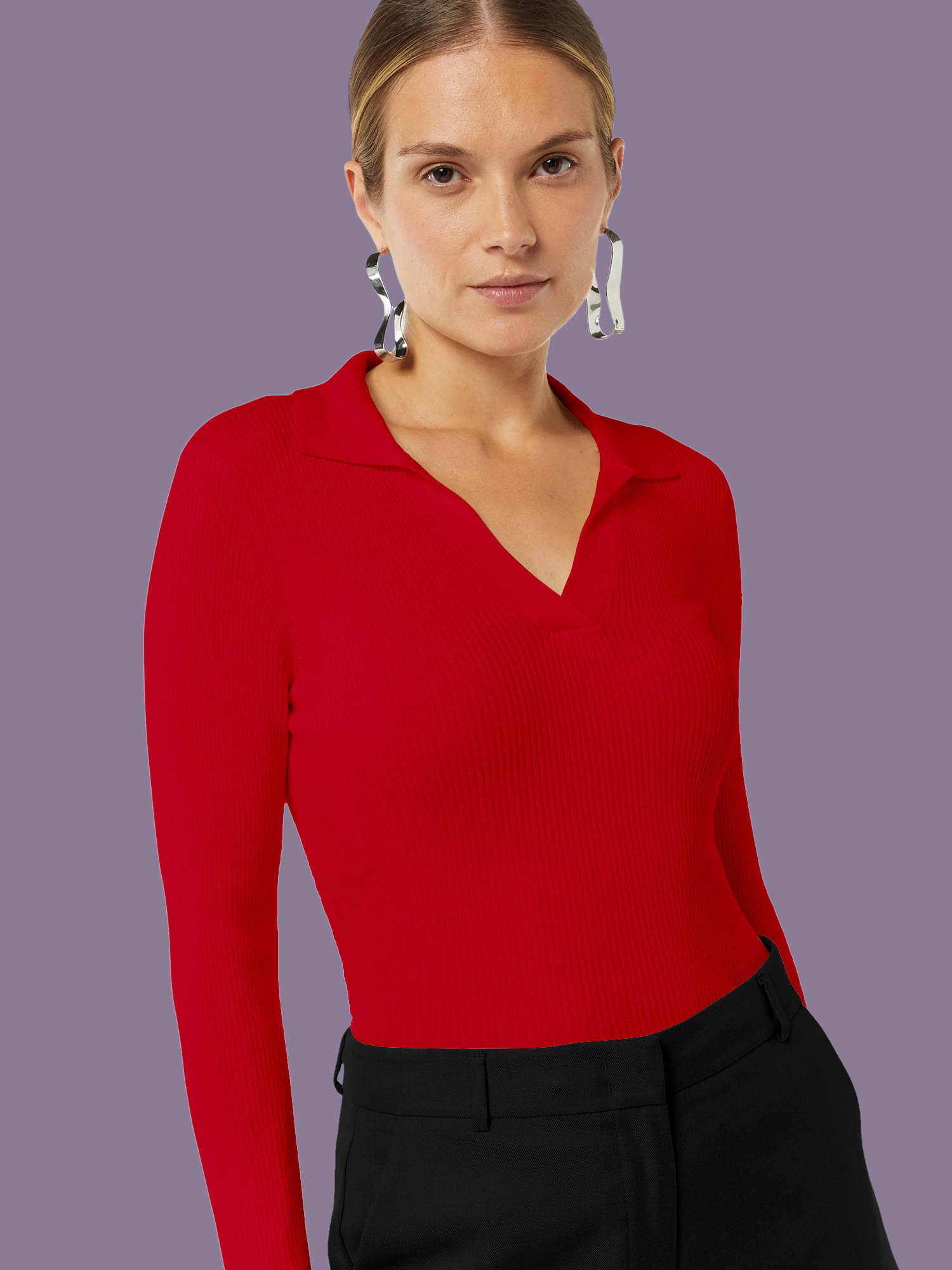     			Dream Beauty Fashion Red Polyester Women's Regular Top ( Pack of 1 )