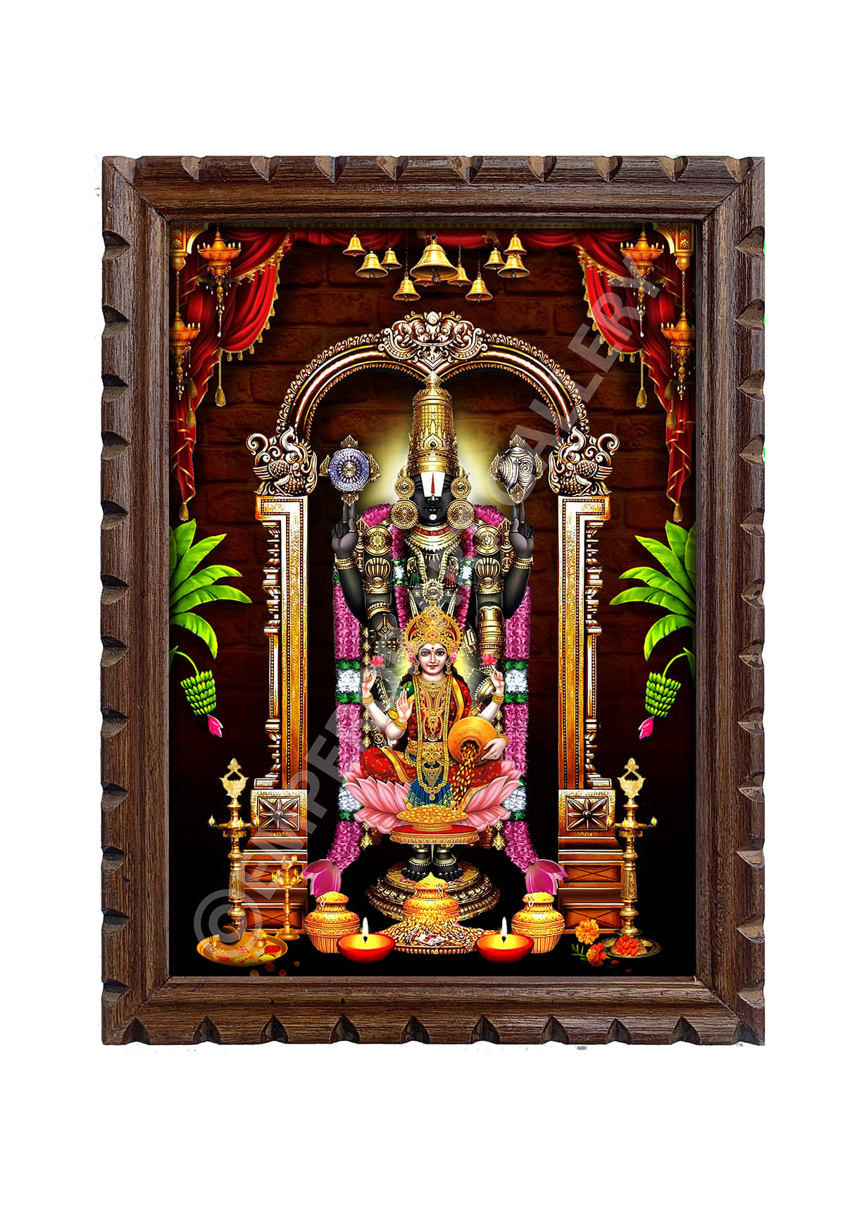 EMPEROR ART GALLERY Wood Wall Hanging Brown Single Photo Frame No. of Pieces- 1 EMPEROR ART GALLERY Wood Wall Hanging Brown Single Photo Frame No. of Pieces- 1