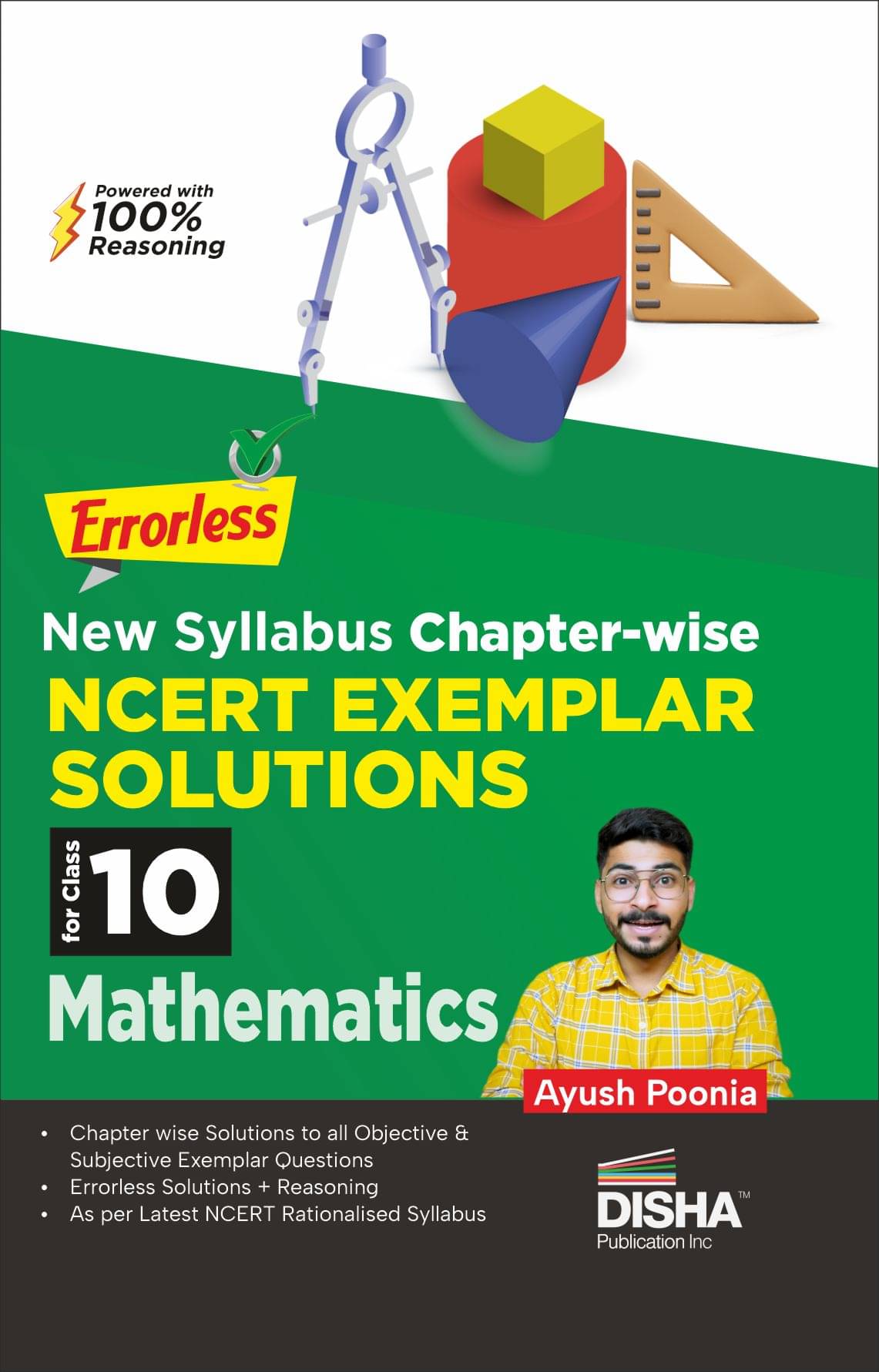 Errorless New Syllabus Chapter-wise NCERT Exemplar Solutions for Class 10 Mathematics Edition 2nd | 100% Reasoning Errorless New Syllabus Chapter-wise NCERT Exemplar Solutions for Class 10 Mathematics Edition 2nd | 100% Reasoning
