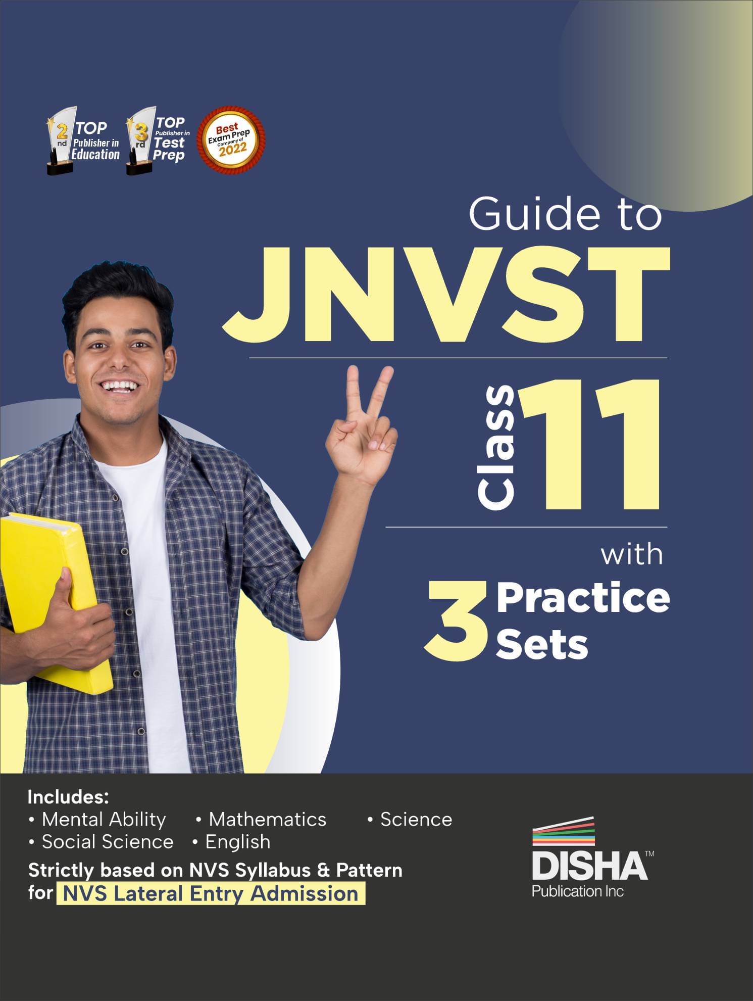 Guide to JNVST Class 11 with 3 Practice Sets | Jawahar Navodaya Vidyalaya Selection Test | Lateral Entry Admission | NVS 2023 Exam Guide to JNVST Class 11 with 3 Practice Sets | Jawahar Navodaya Vidyalaya Selection Test | Lateral Entry Admission | NVS 2023 Exam