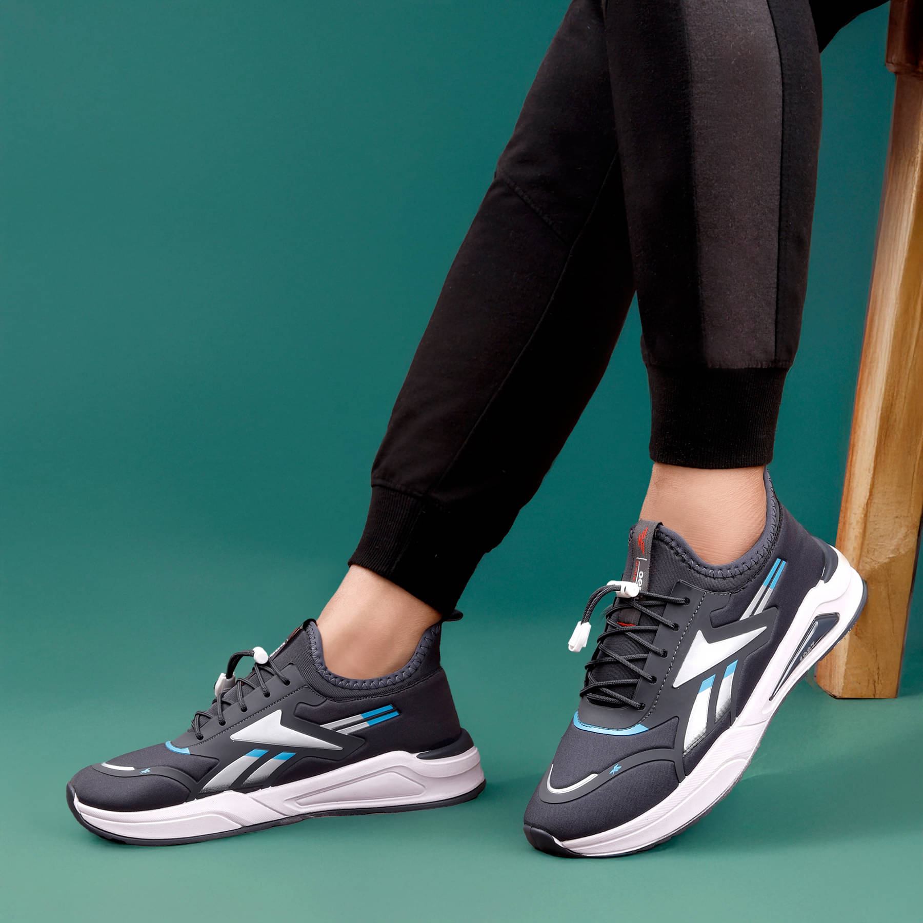     			Jynx Dark Grey Casual Walking Shoes Dark Grey Men's Lifestyle Shoes